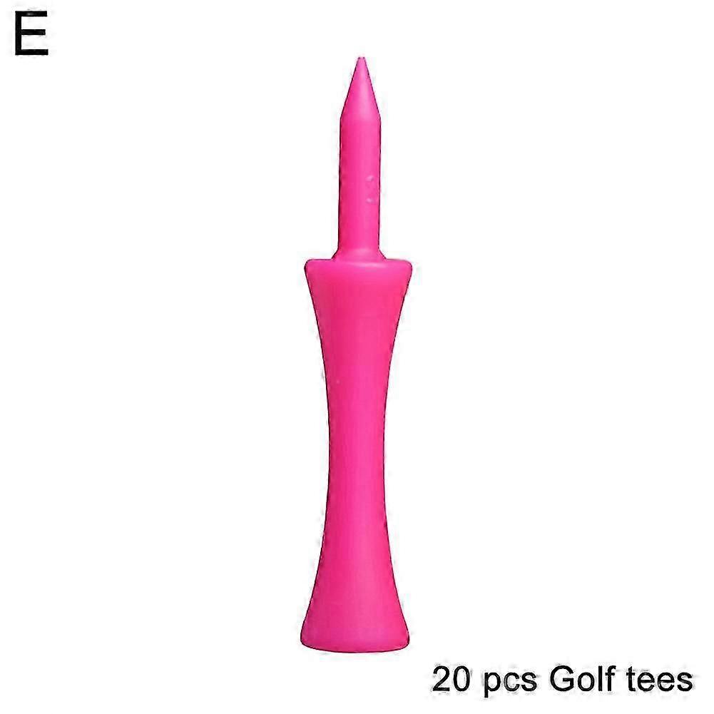 Castle golf tees for practice and driving range - 20pcs assorted sizes