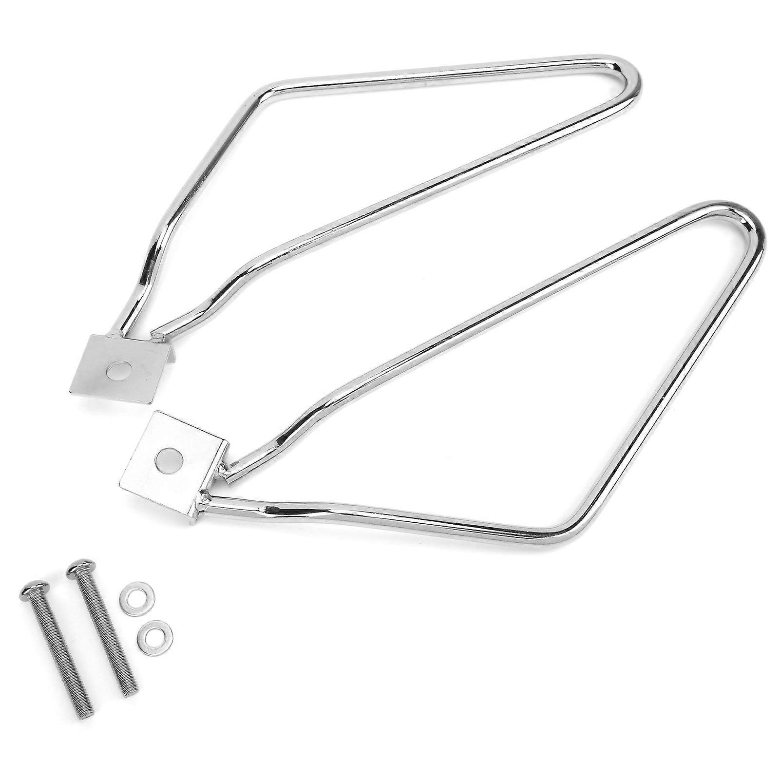 Motorcycle rack for XL883N, 2pcs steel chrome bracket bars replacement