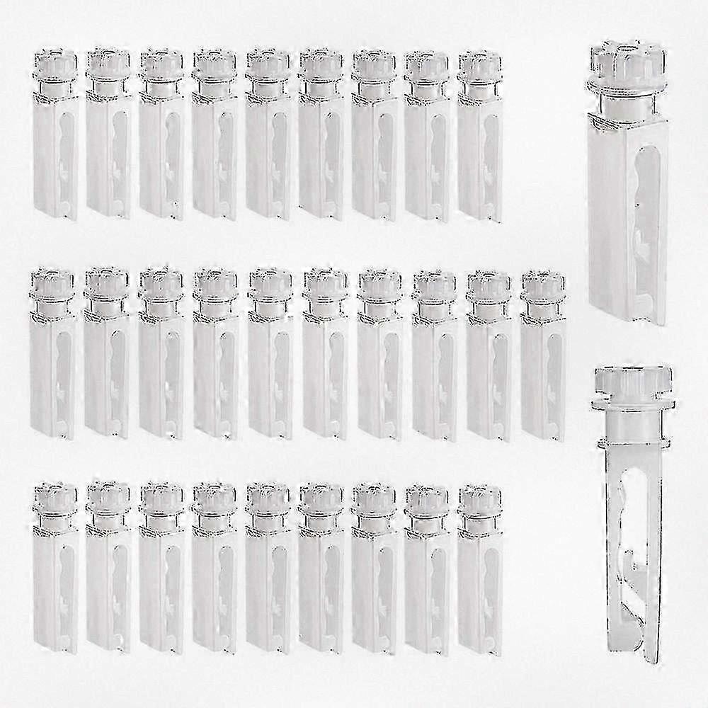 Vertical Blind Stem Pack for Window Blind Replacement and Repair: 30 White Stems, 30-Pack