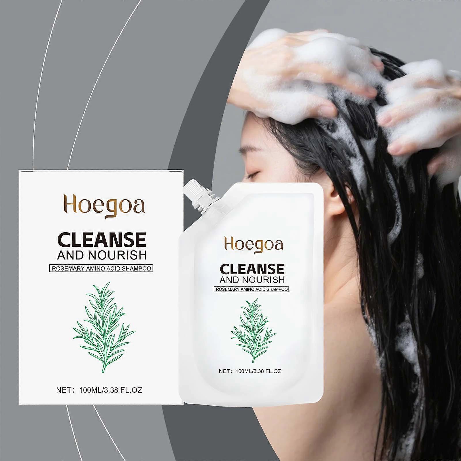 Hoegoa Rosemary Shampoo Is Refreshing, Gentle, Cleansing, Smooth And Lustrous, And Provides Rich Foam For Daily Care