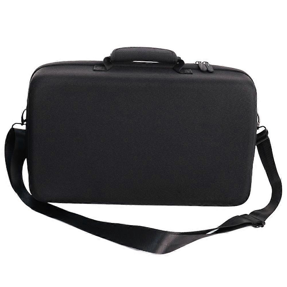 Universal Fit Carrying Case Durable EVA Shell with Snowflake Fabric Water-Resistant Protective Storage for Console Controllers and Accessories