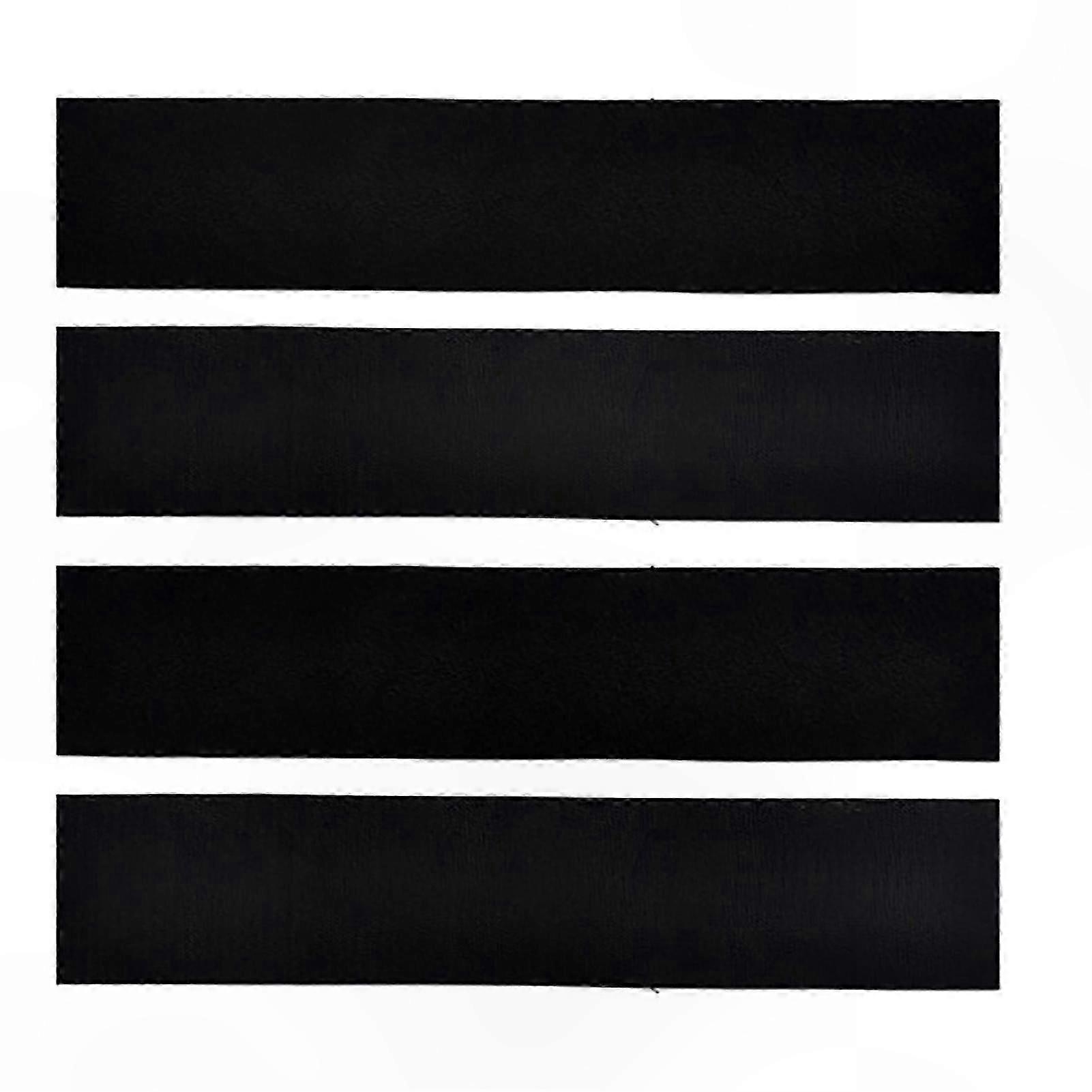 Set of 4 Adhesive Number Plate Holders for Vehicles, Weatherproof and Durable Frameless Design