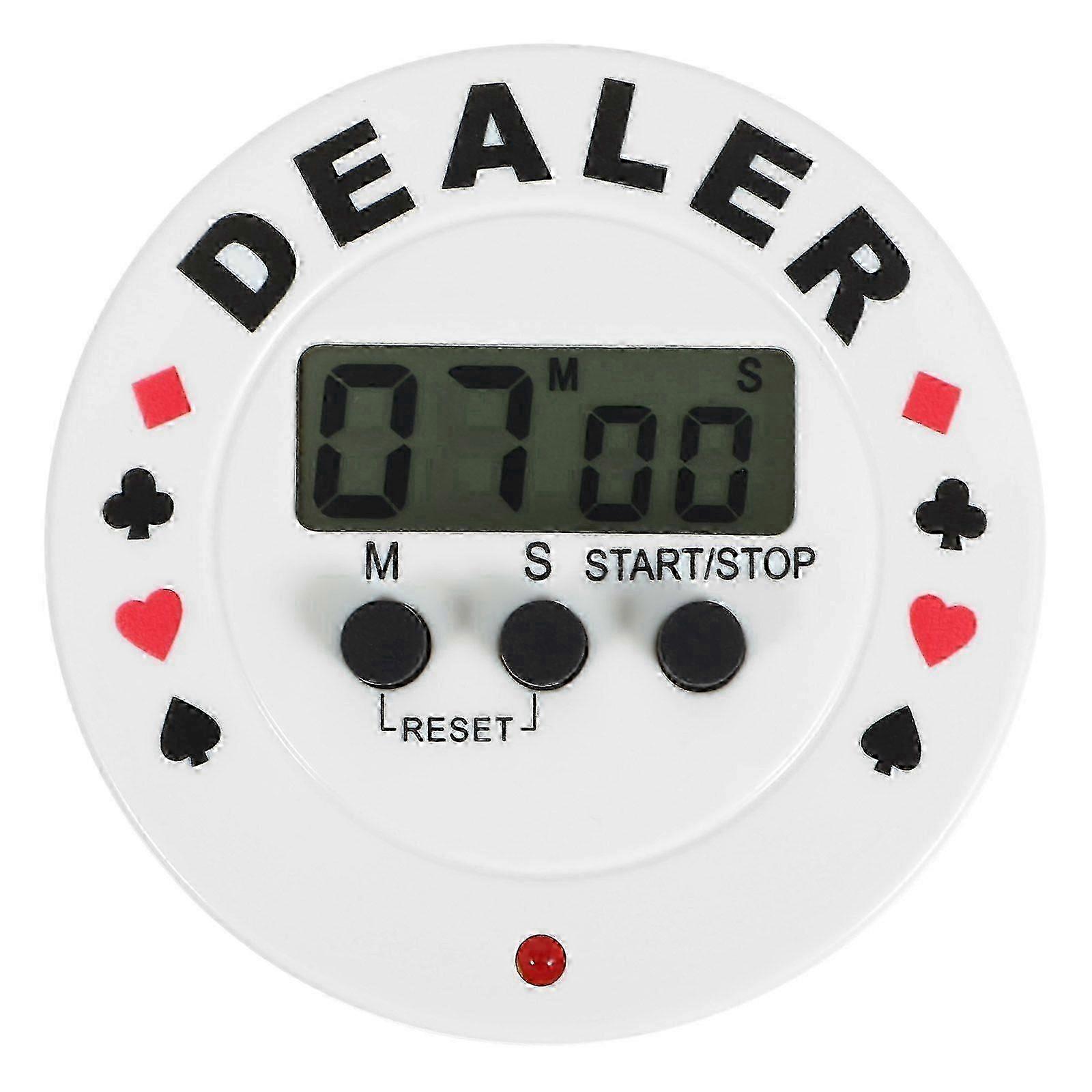 Poker Timer Countdown Timer Board Game Dealer Digital Clock Game Timer Poker Accessory