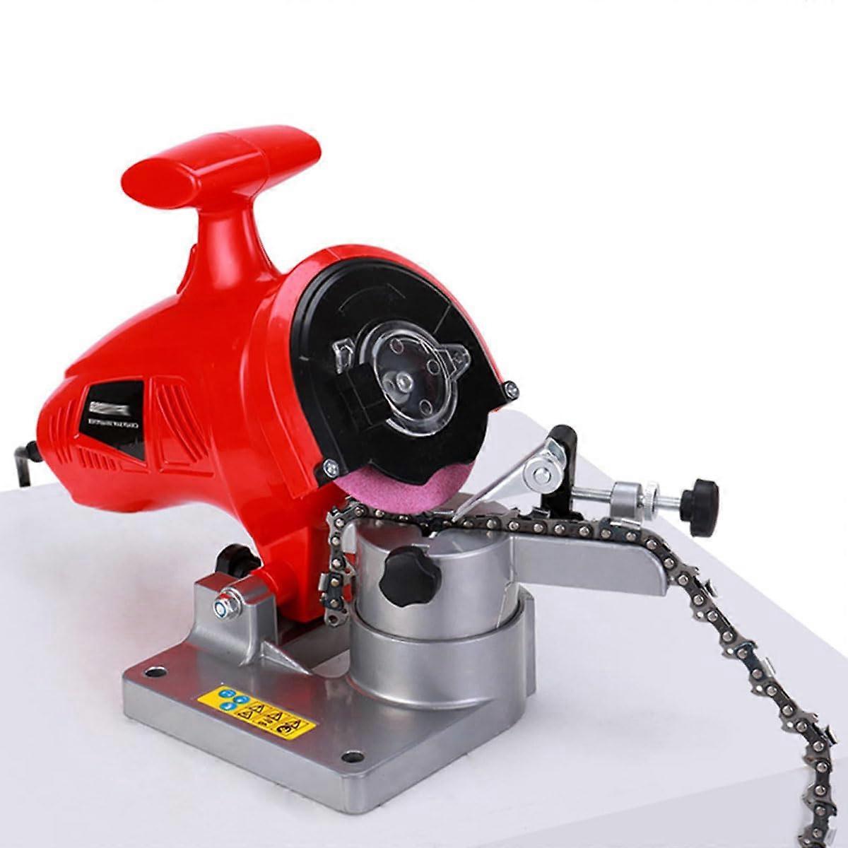 Electric Chainsaw Sharpener Kit 8400RPM 035 Degree Adjustable With Protective Cover For All Chainsaw Chains