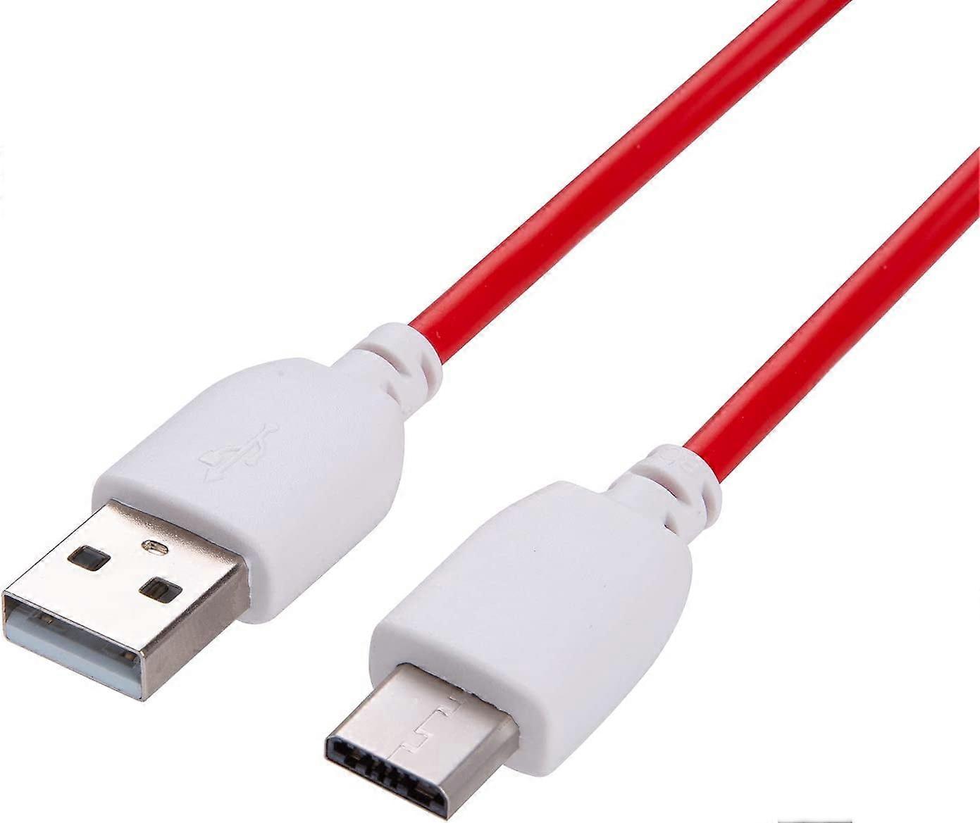 Data and Charger Cord for Nabi Jr and Xd Tablets - Red Bright Color - 6 ft Long 2 Meters
