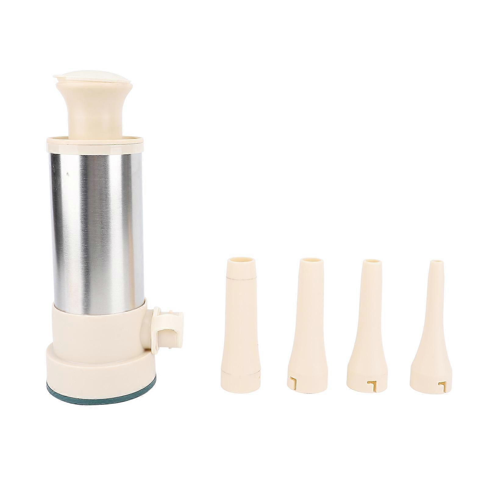 Manual Sausage Stuffer Stainless Steel Stable Effort Saving Easy Cleaning Vertical Sausage Maker