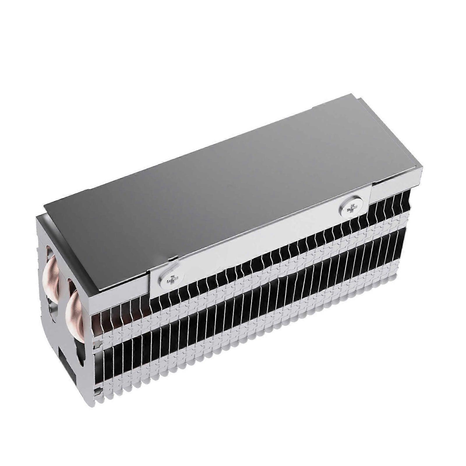 Real Time Thermals Display Metal Heatsink For 2280 M.2 Drive Using Advanced Double Coppers Tube Technology Multicolor
