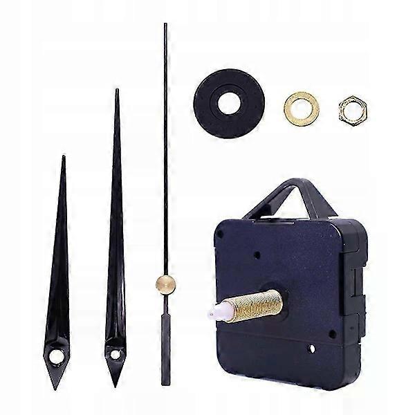 Pedometer Wall Clock Mechanism, Long Shaft Replacement, Colorless [DB]YC