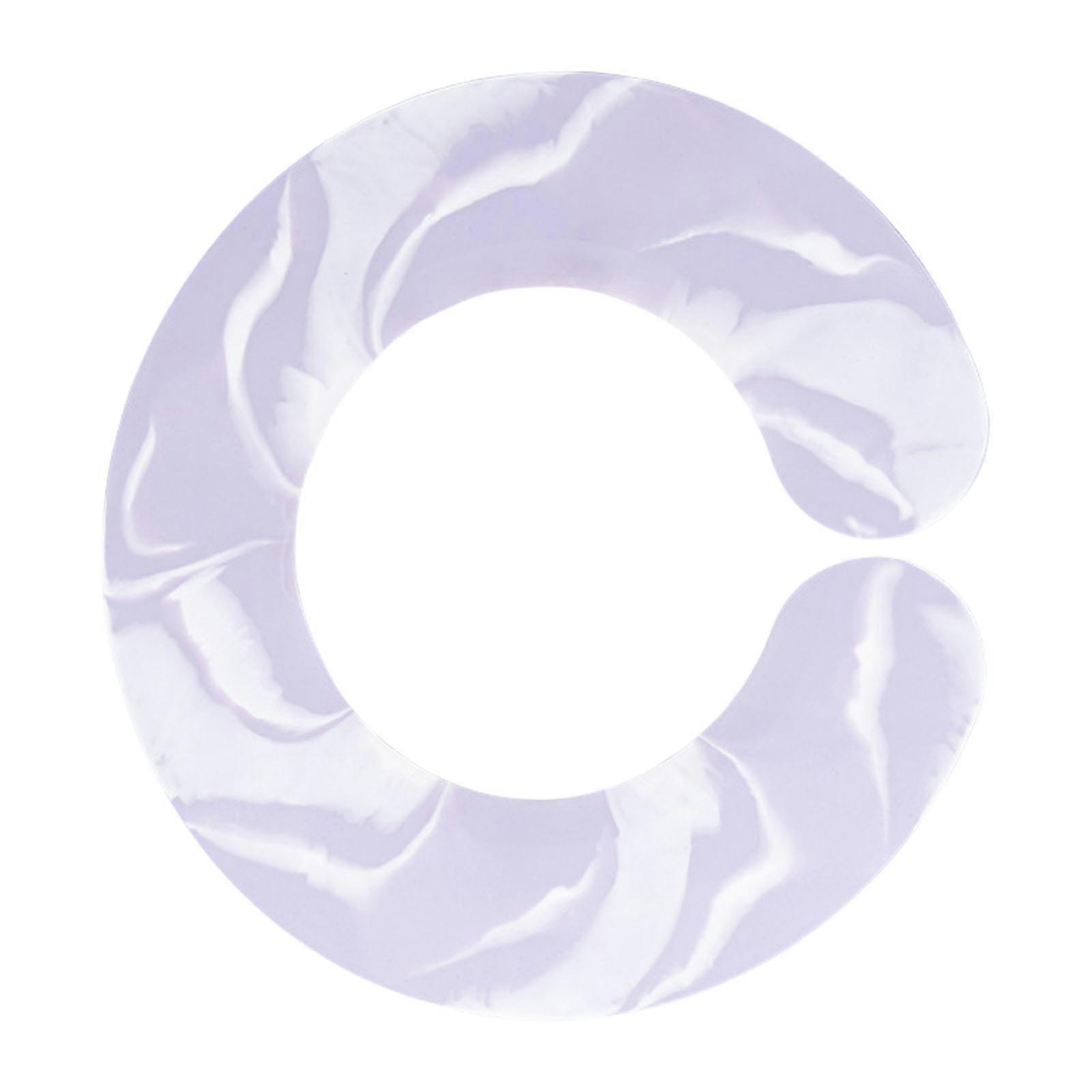 防水ヘアカットケープネックフィッティングアクセサリー、染毛剤襟、ヘアカラーリングケープシリコンネックラップ女性男性エレガントパープルとW