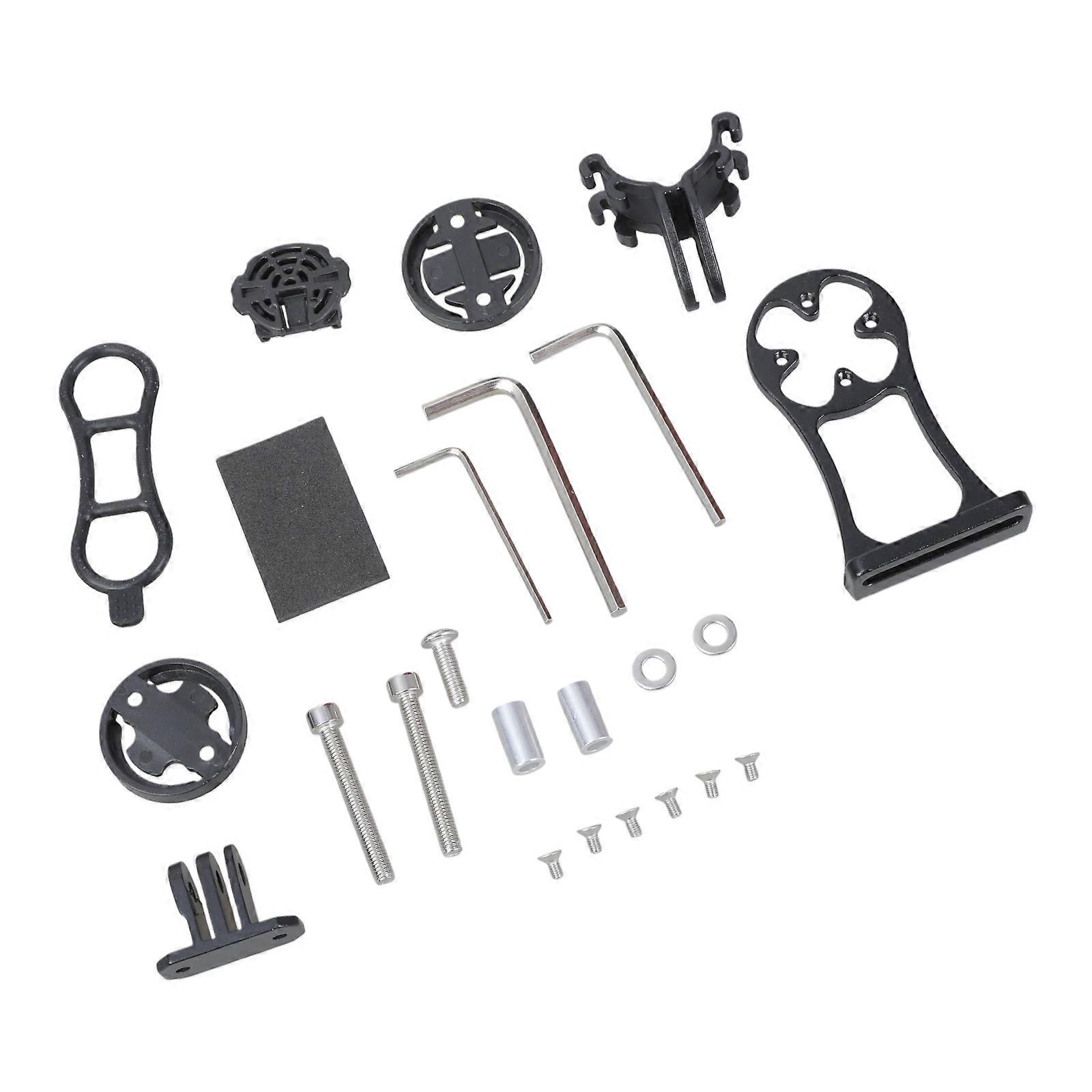 Mountain Bicycles Extension Holder Computer Extended Mount Front Bicycles Computer Mount Adjustable Mount for Cycling  Black