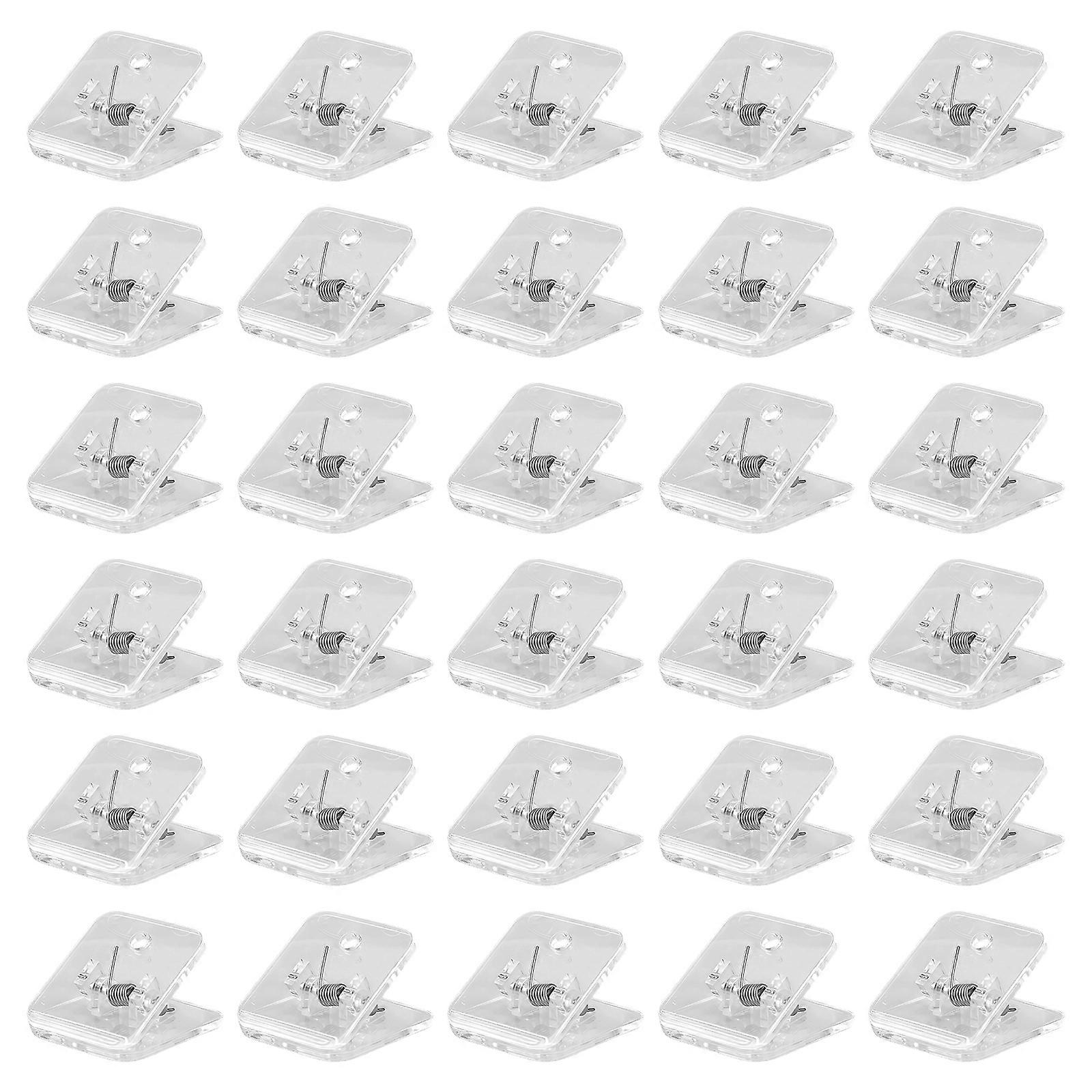 Decorative Acrylic Square Clips Multipurpose Holders Desk Accessories Suitable for Securing Documents Photos Artwork Multicolor