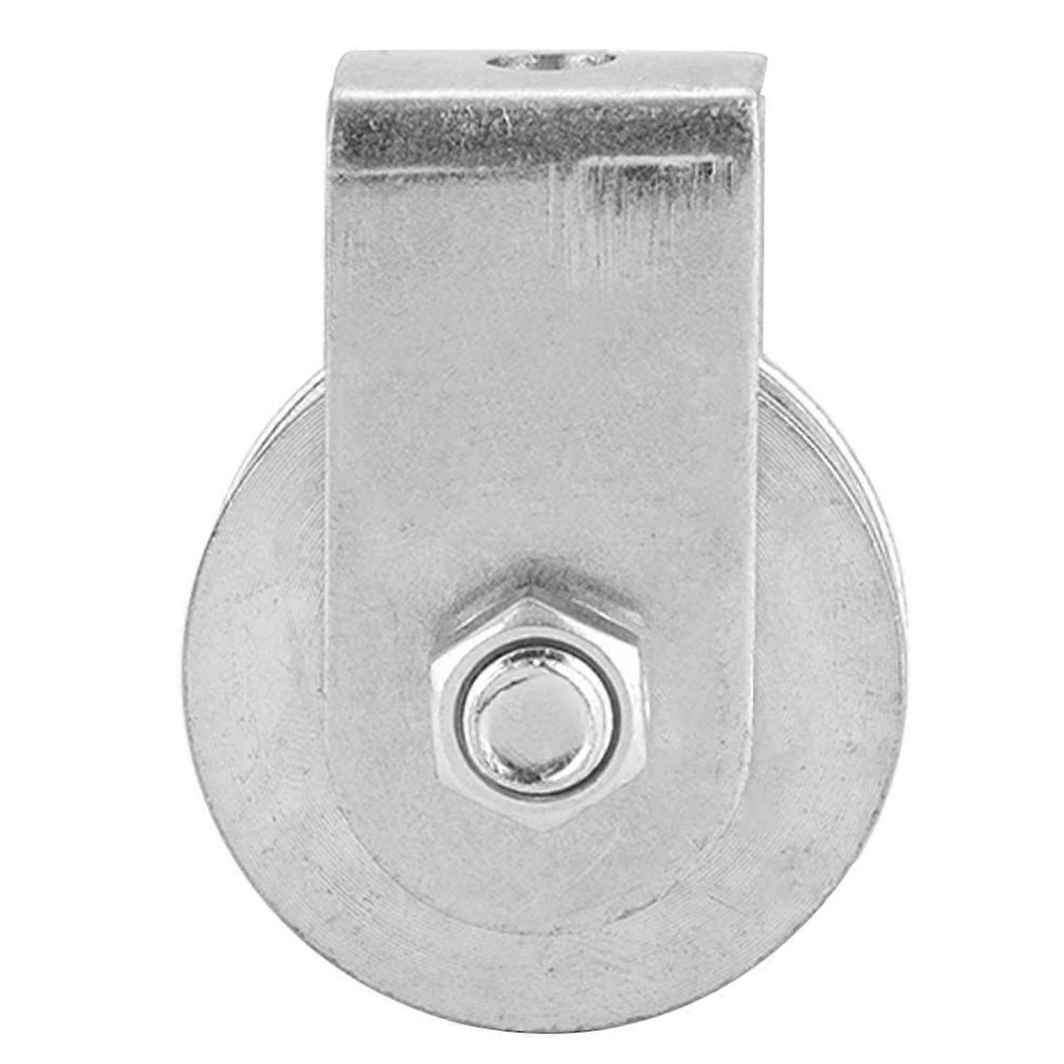 0.3 Tons Loading Single Pulley Block Swivel Pulley Roller Lifting Wheel for Wire Rope (#02)