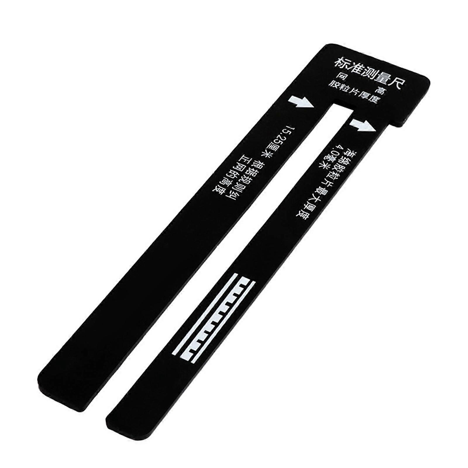 Table Tennis Ruler Table Tennis Net Measuring Ruler Table Tennis Net Measurement Tool for Training and Competition Multicolor