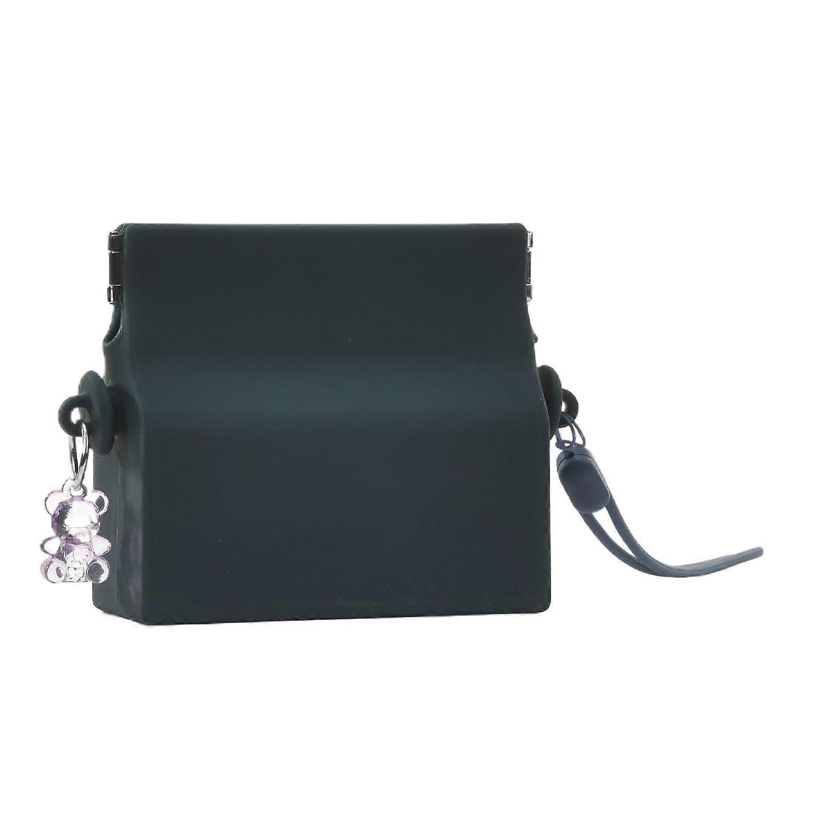 Silicone Retainer Case Snap Closure Anti-Collision Dental Retainer Pouch with Vent Holes Portable Orthodontic Aligner Case for Daily Errands Travel