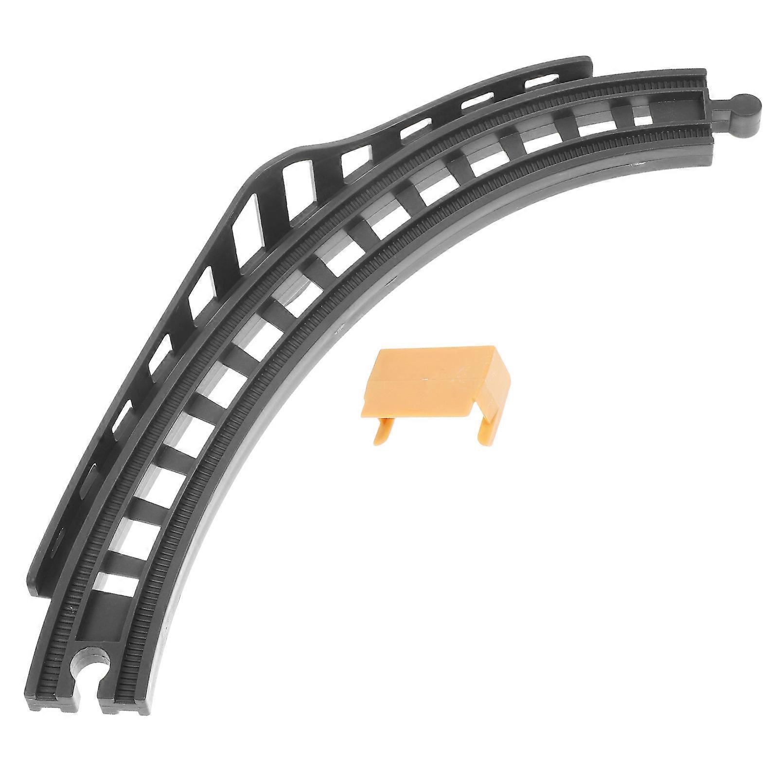 Plastic Train Track Curved Railway Track Designed for Cognitive Skill Development 1Pcs