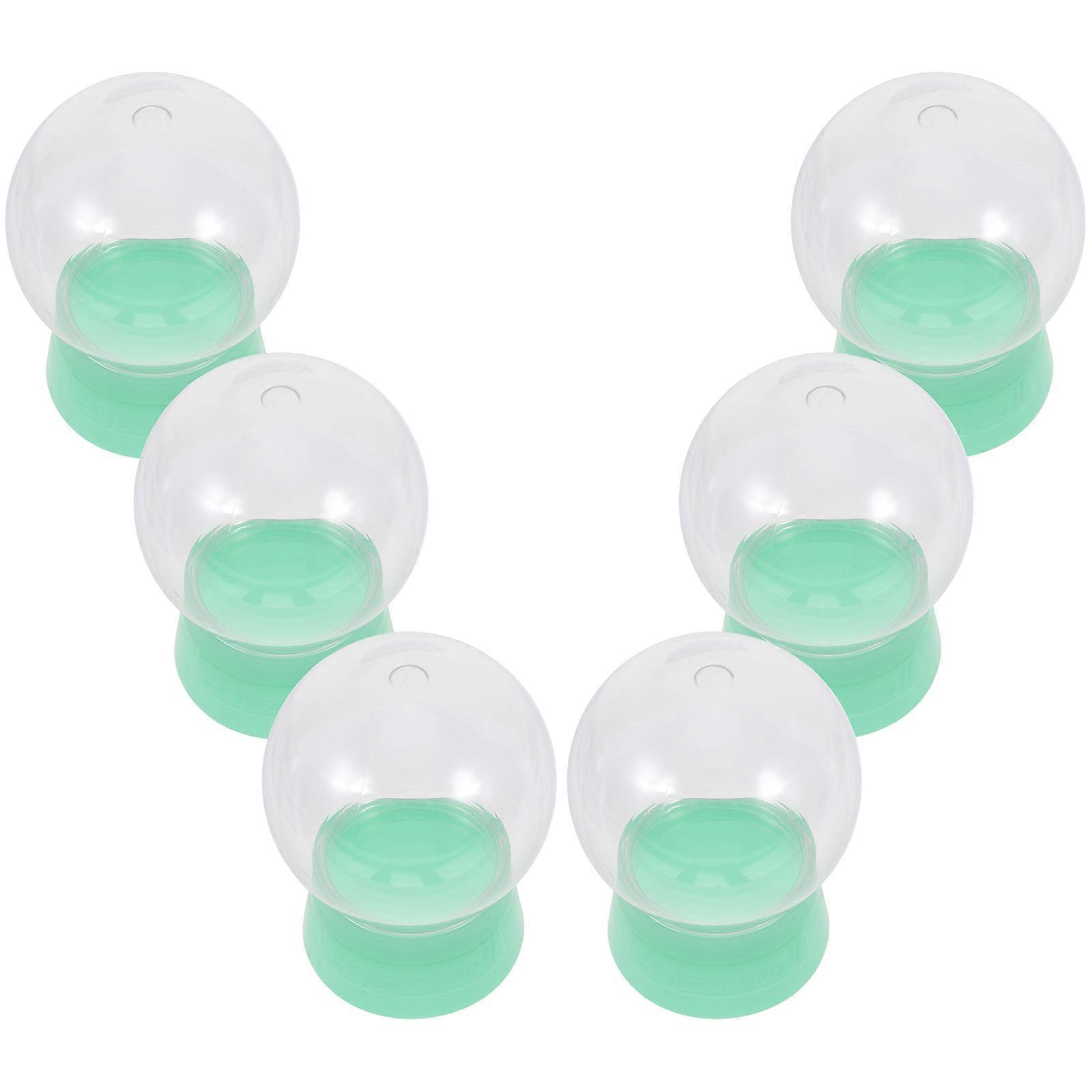 Water Globe Accessories Round Snow Globe for Decor DIY 6Pcs Kit