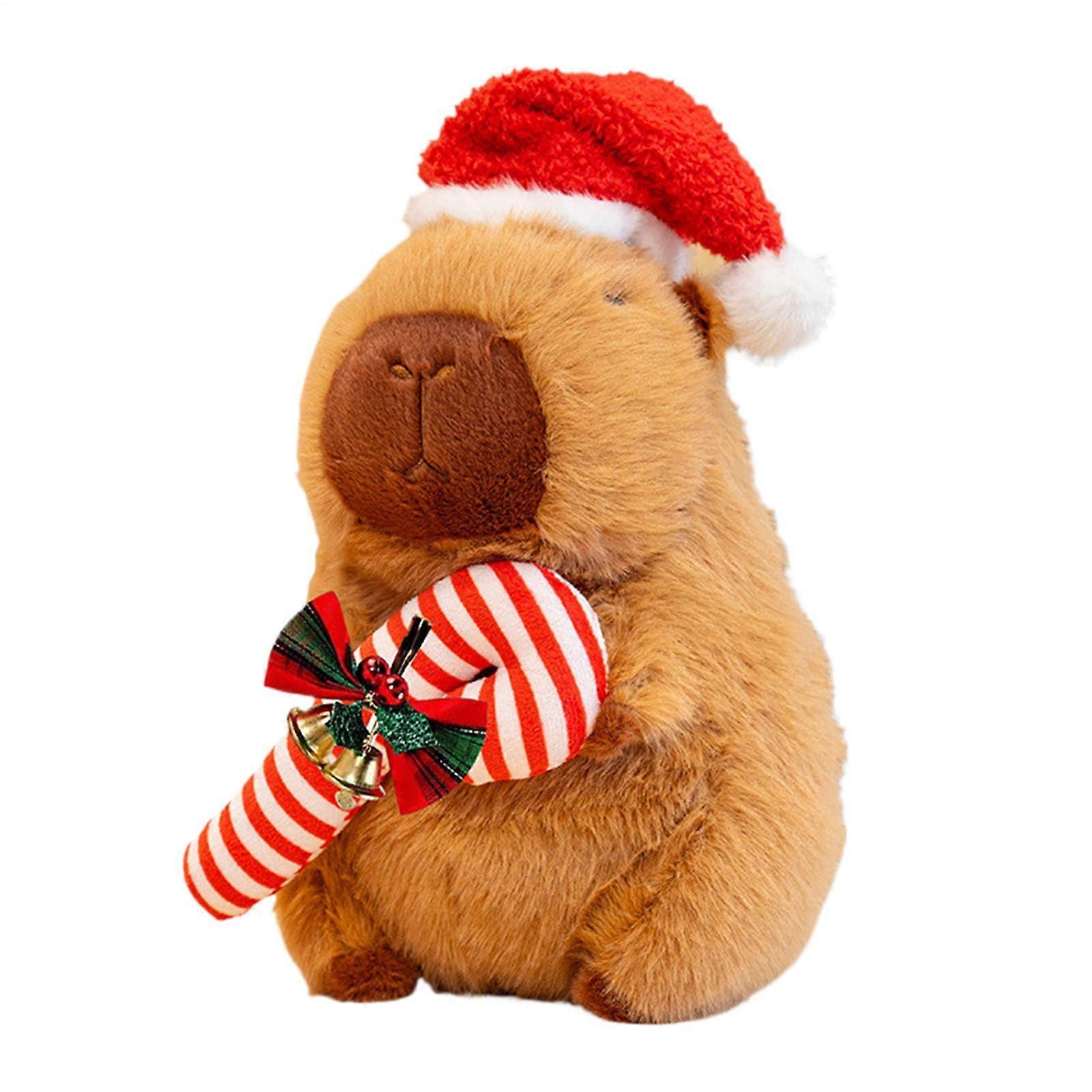 Plush Animal Capybara, Capybara Plush Throw Pillow, Soft Stuffed Animal Doll, Nursery And Bedroom Table Decor