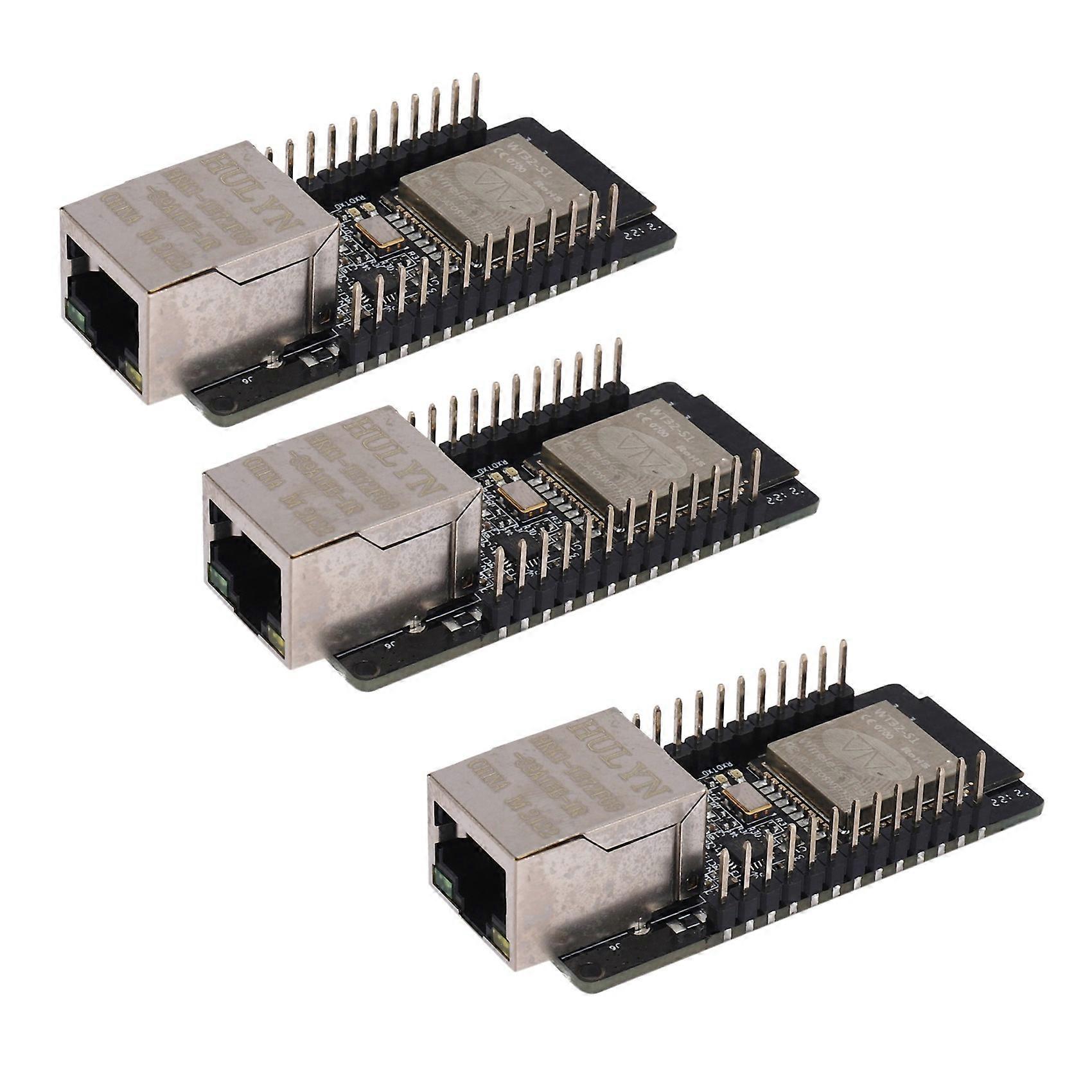 3X WT32-ETH01 Embedded Serial Port Networking Bluetooth + Wifi Combo Gateway Module