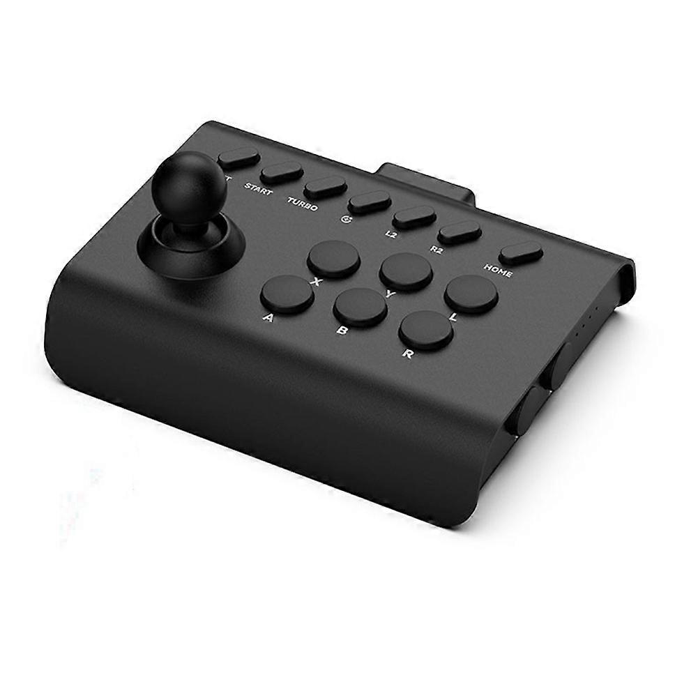Wireless Joystick Controller Arcade Fighting Game Fight Stick Gaming Joystick for PS3/PS4//Switch/PC/Android Black