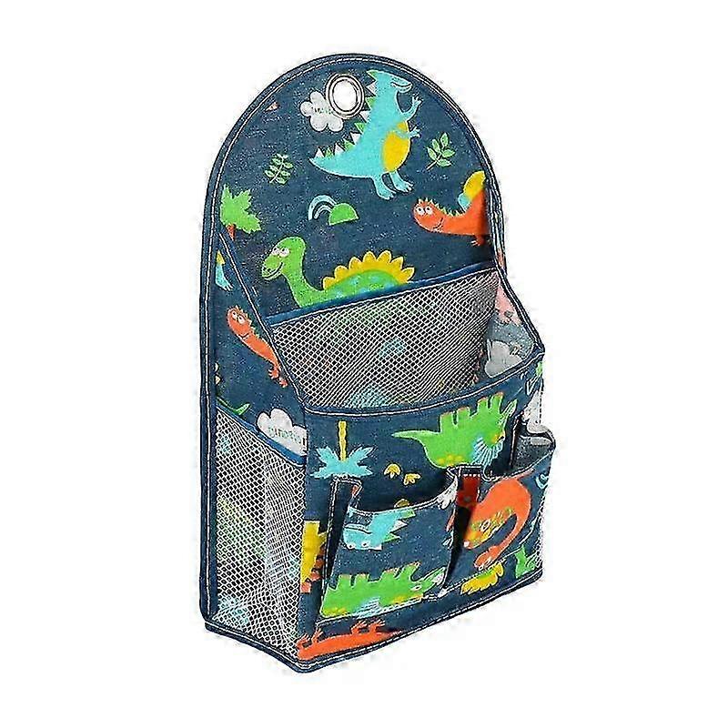 Hanging Storage for Magazines Behind Door with Cotton Linen Pockets