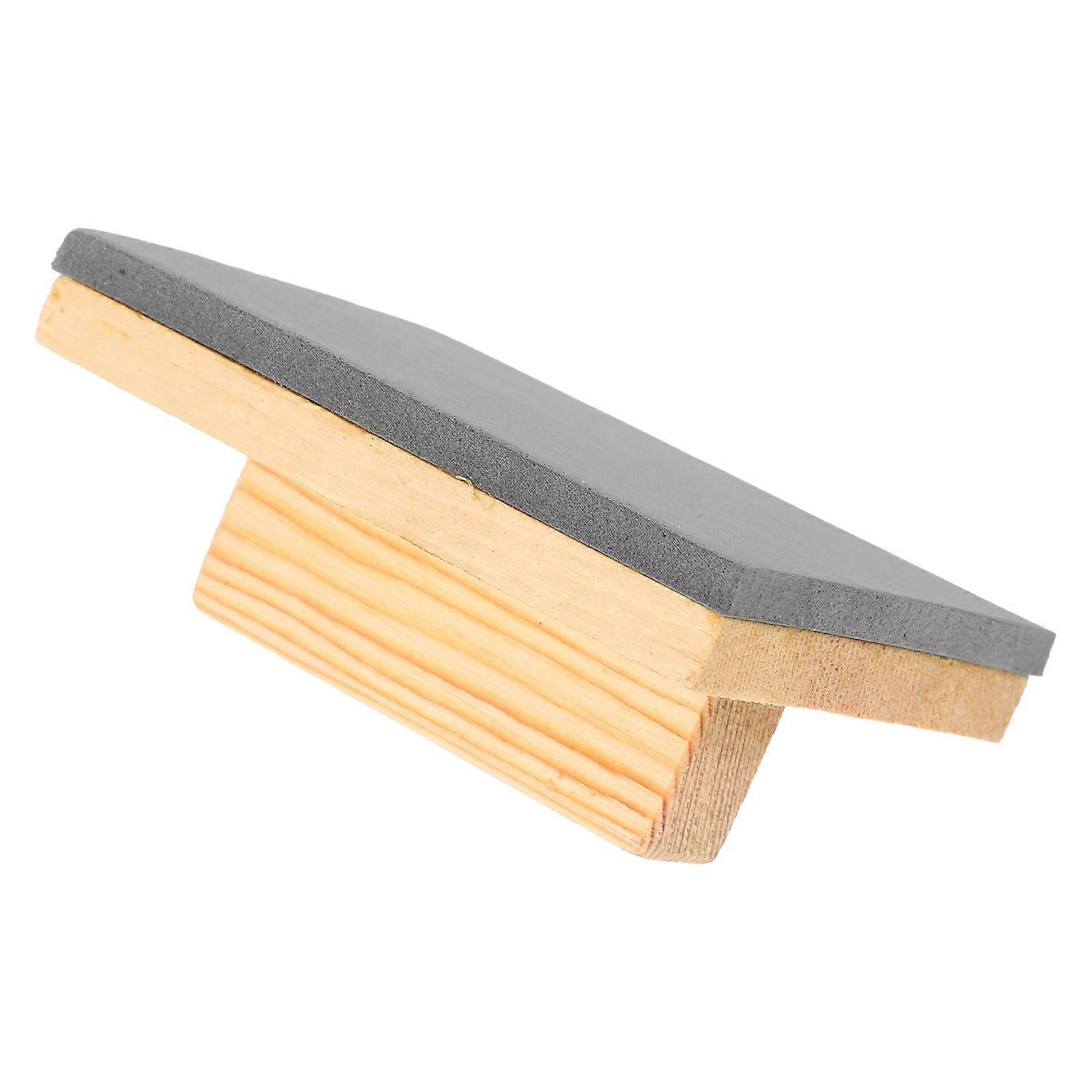 Sponge Applicator Sponge Graffiti Art Wall Art Tool Solid Wood 1Set