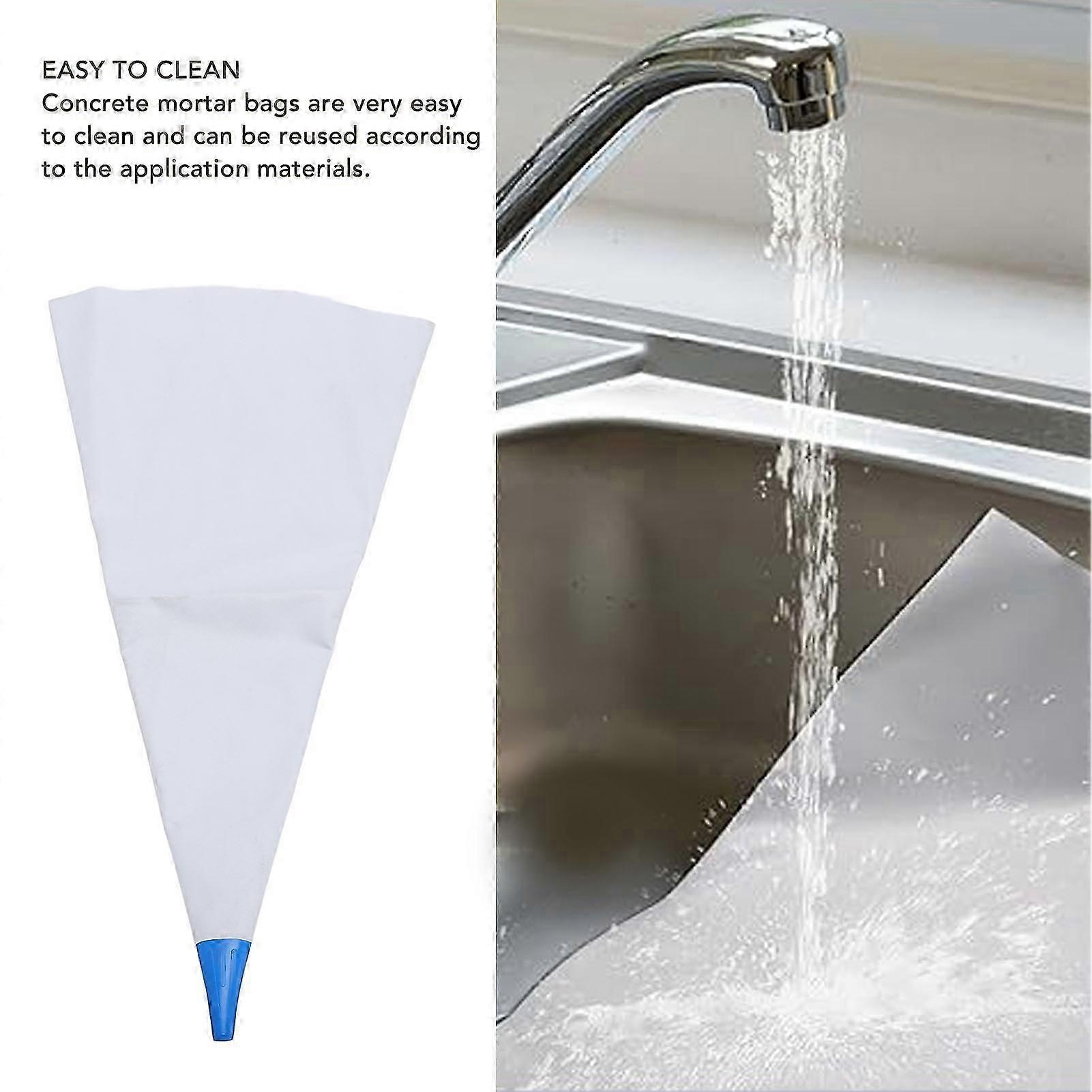 Masonry Mortar Bag for Tile Grout with Brick Joint and Fold Pointer Reusable and Easy to Clean Cement Sealant Bag Piping Bag