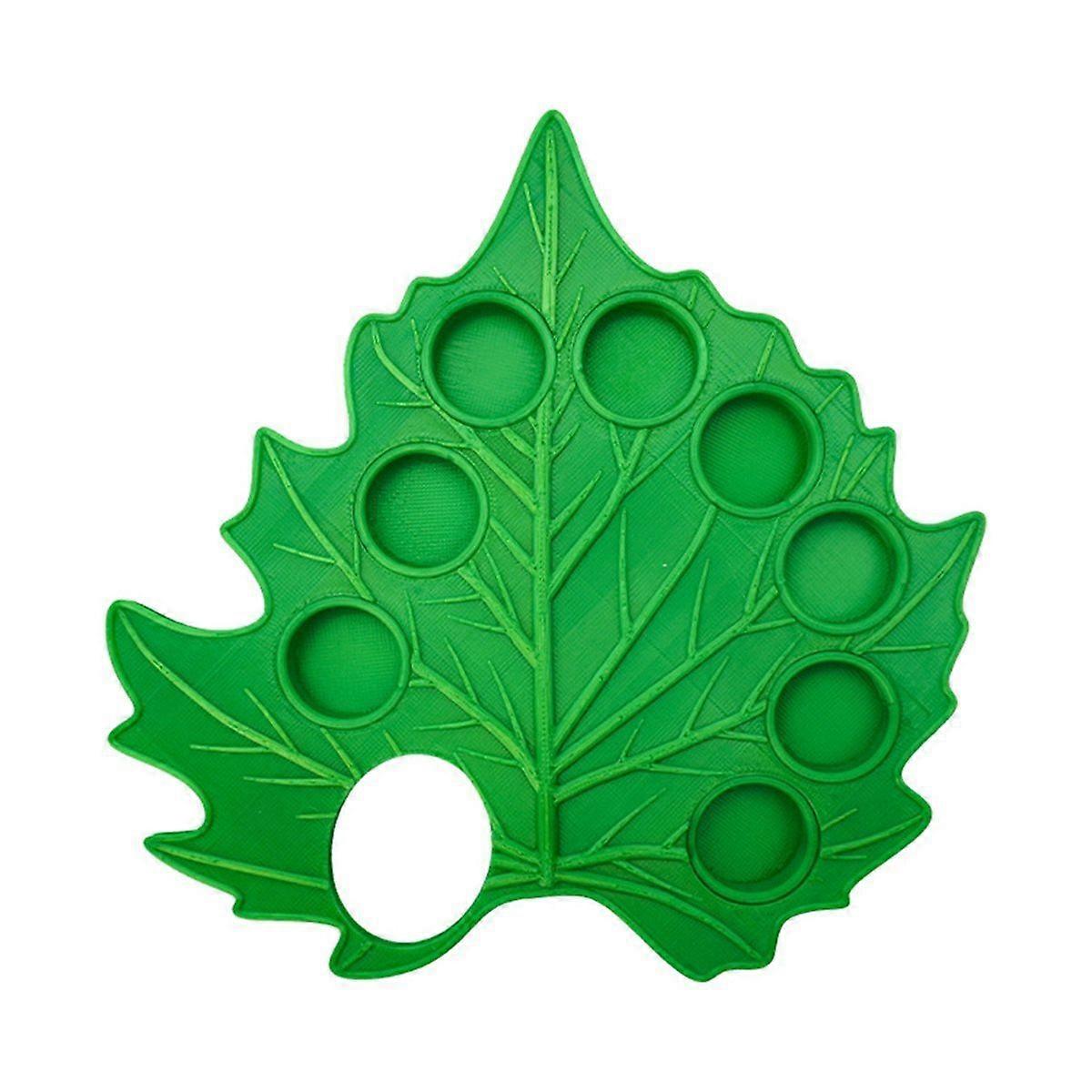 Green Leaf Shape Watercolor Palette Reusable Painting Tools Paint Palette Color Mixer Removable Mixi