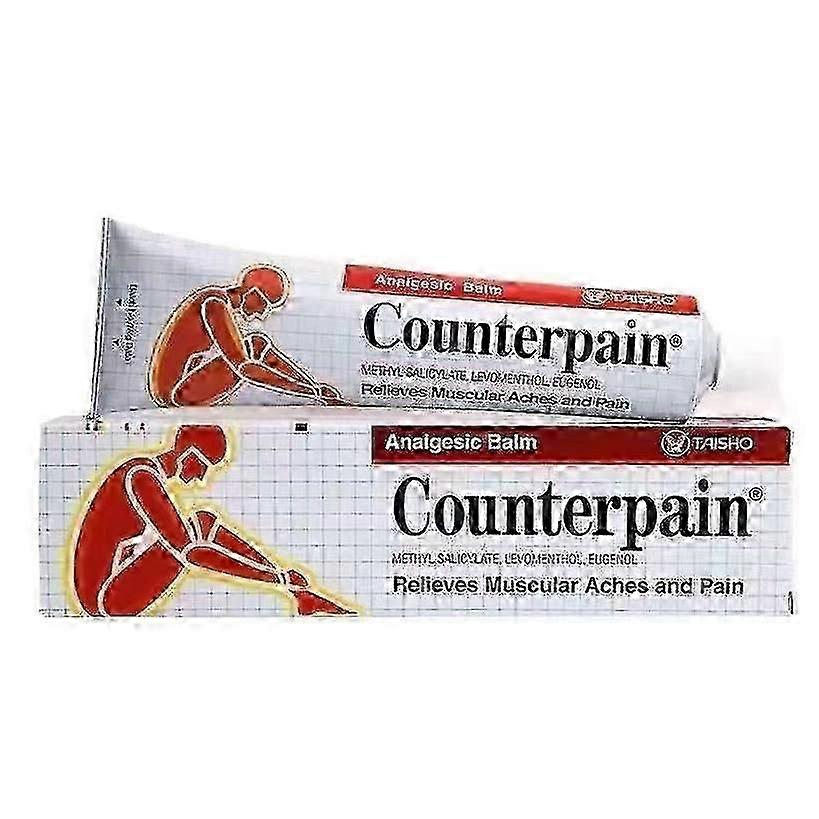 משכך כאבים של Counterpain מקל על כאבי שרירים, מריחה קלה או עיסוי והרפיה, פעילות ספורטיבית לשימוש חיצוני בלבד
