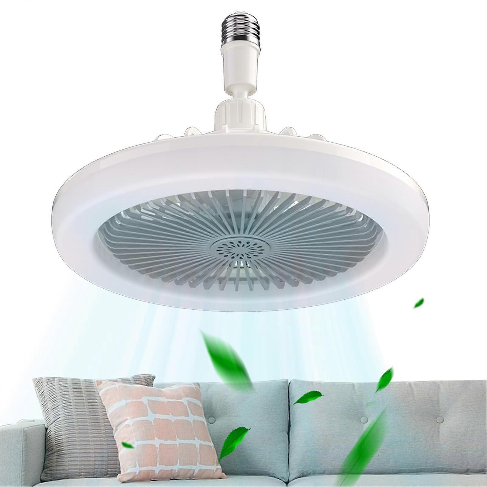 Silent Ceiling Fan With Light, Mini Reversible Fan, Home Cooling And Air Circulation, Whisper Quiet Operation