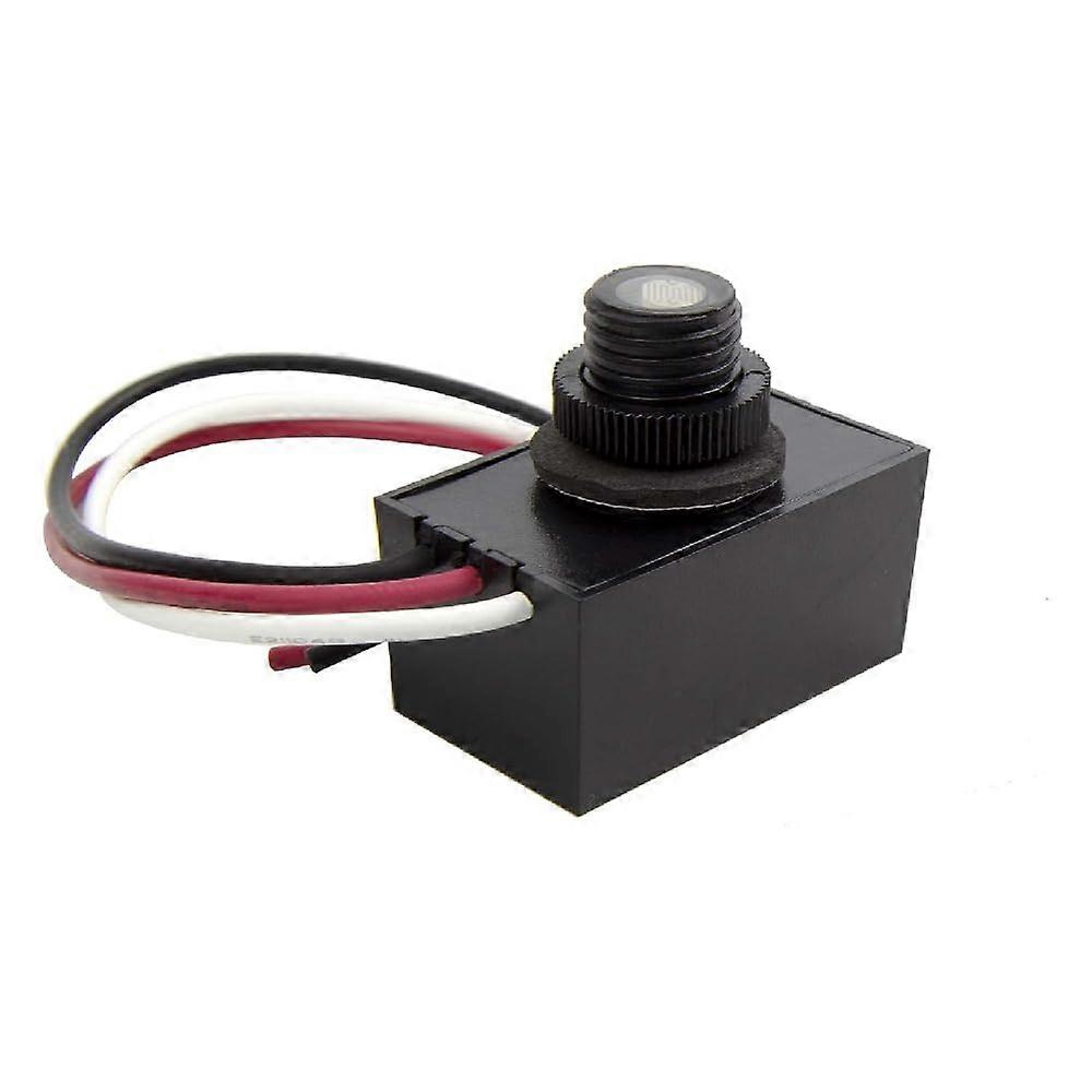 Dusk to Dawn Light Sensor for Outdoor Fixtures and Lamp Posts, 120V UL Listed Weatherproof Control