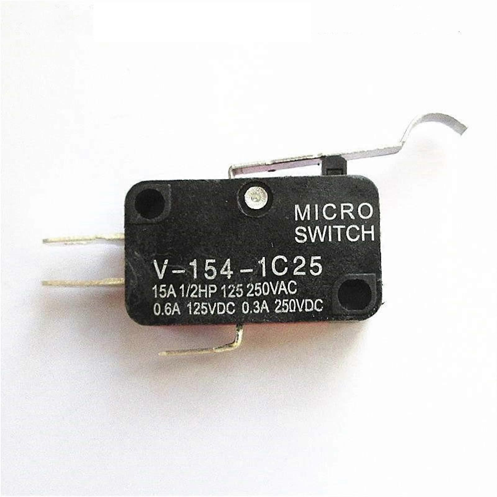 Toggle Switches 5Pcs, Stroke Limit Models V1511C25  V1561C25, Roller LongHandle Slide Switch, Color V1541C25