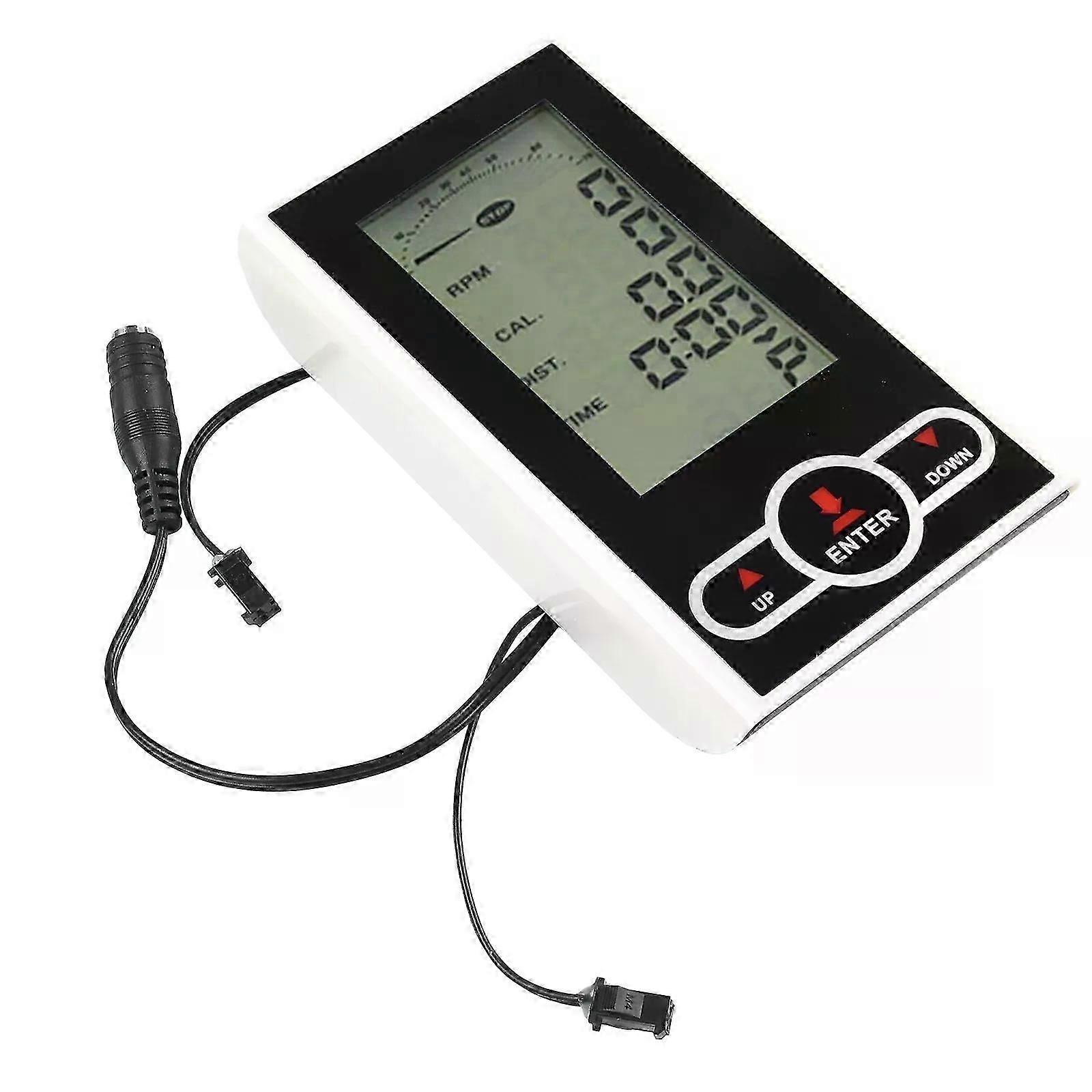 Mileage Speedometer Display Exercise Bike Monitor Heart Rate Mileage Package Content Scan Speed Elliptical Trainer