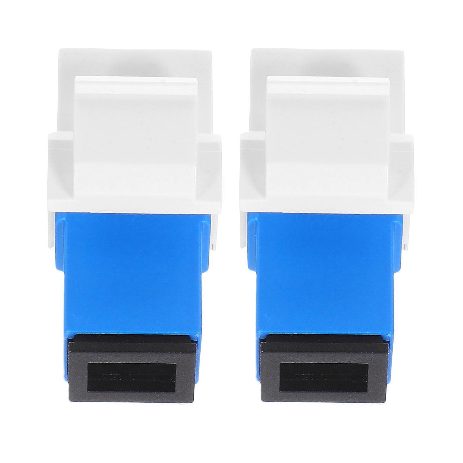 Optical Fiber Adapter Optic Module for Stable Signal Transmission 2Pcs
