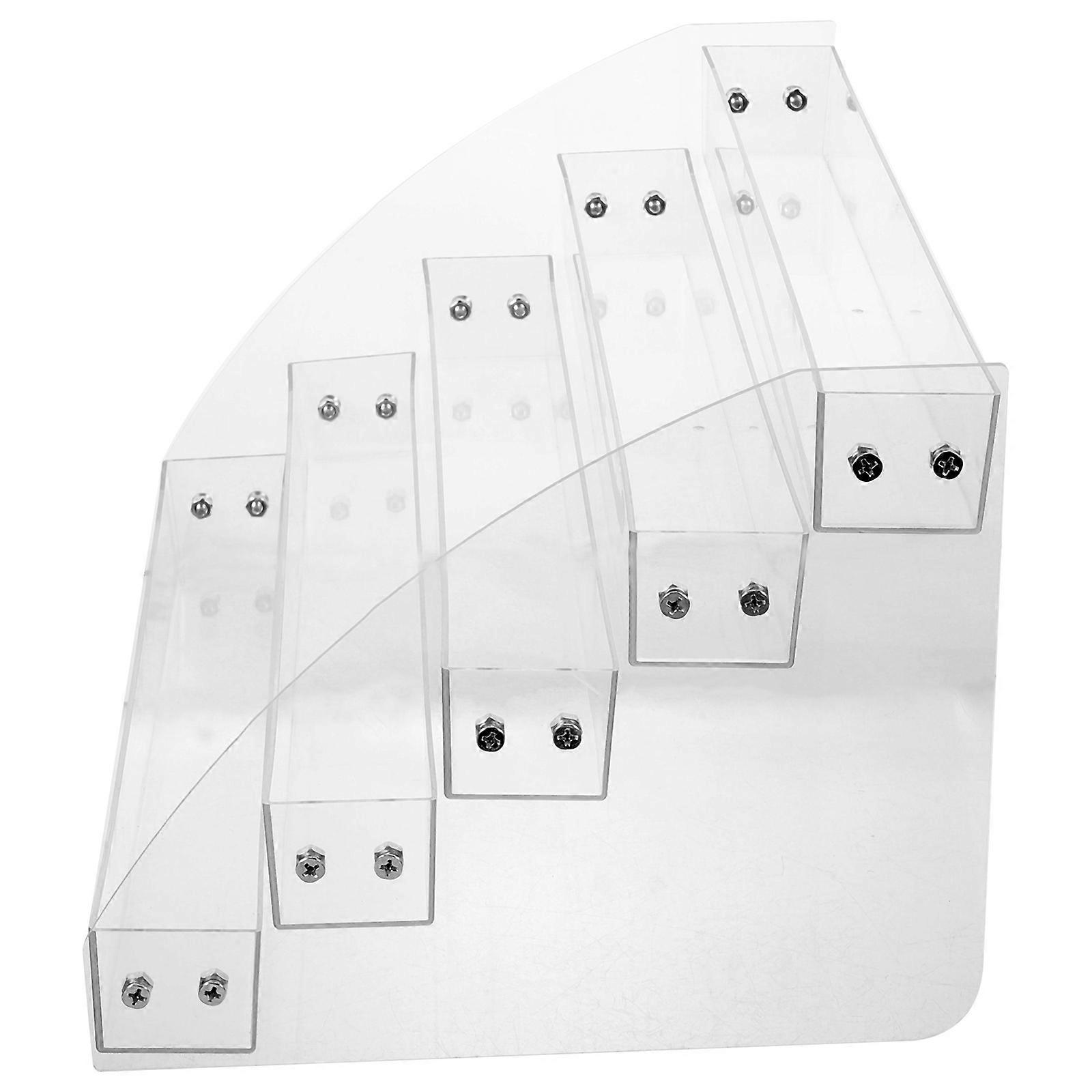 Sunglasses Organizer Stand Plastic for Display 4Pcs Multi-Level Rack