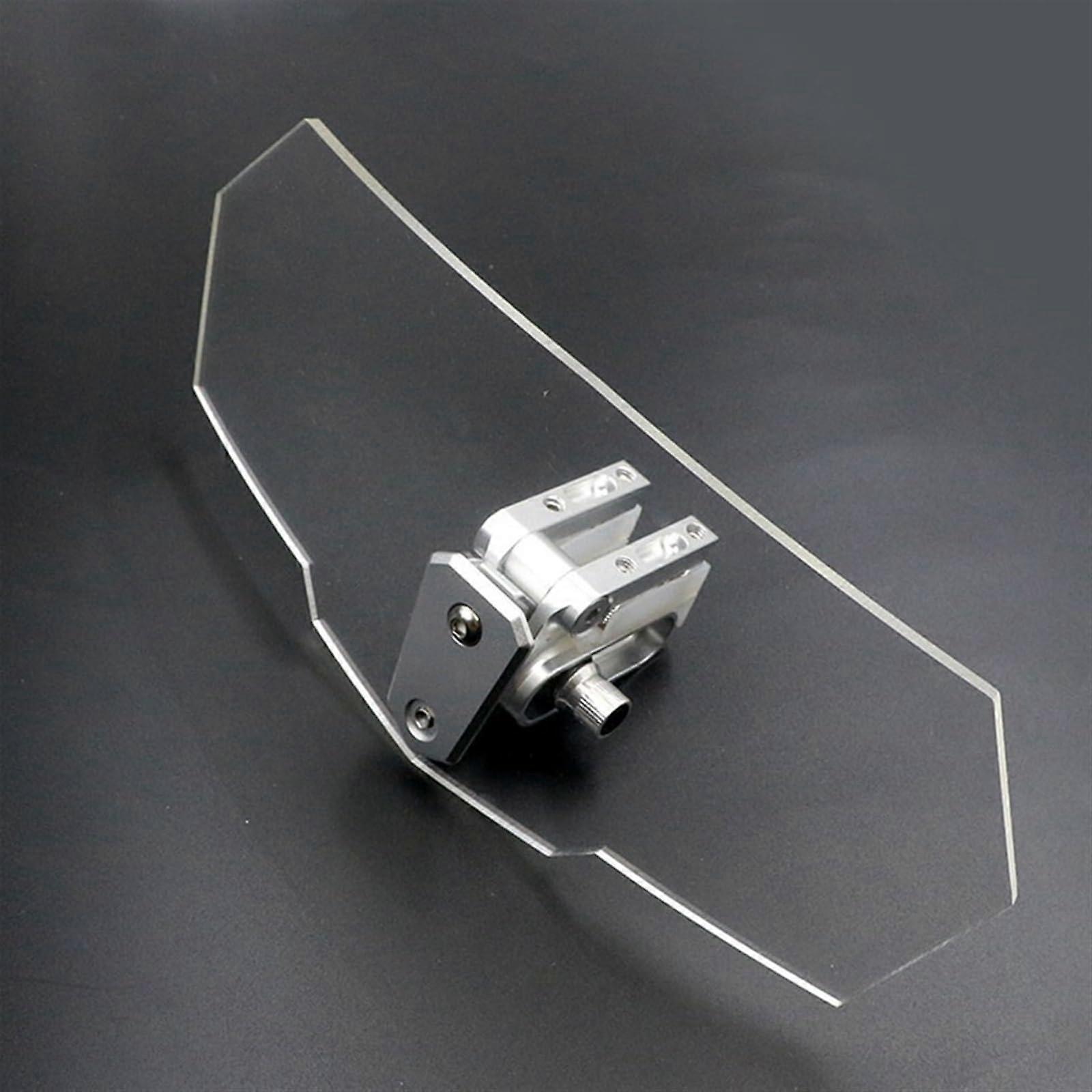 Universal Motorcycle Windshield Adjustable Front Fairing Screen with Durable Metal Bracket