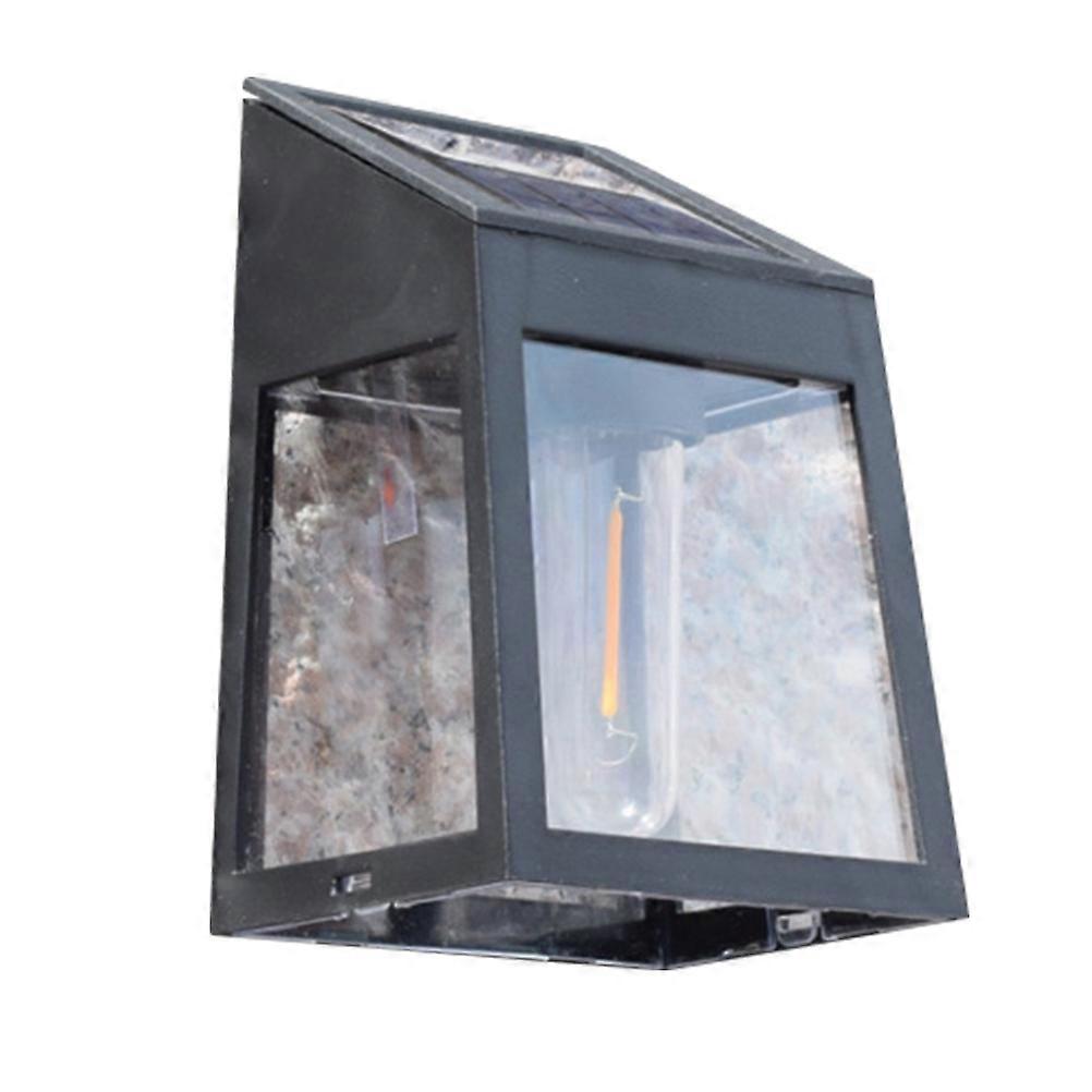 Solar Light Wall Hanging Light for Lighting Use 1Pcs Black Intelligent LED