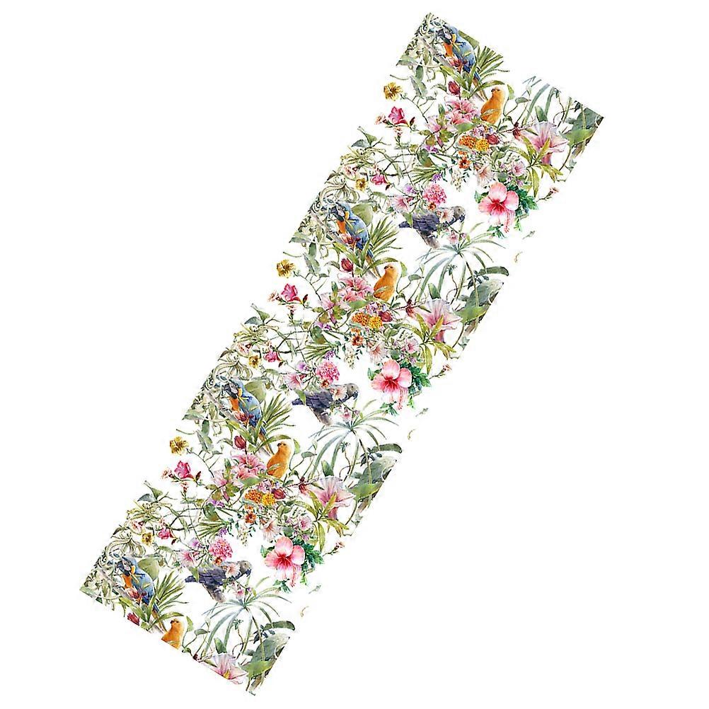 Background Wallpaper Multi-Colored 300X45CM Decorative Self-Adhesive Removable Environmentally Friendly 1Set