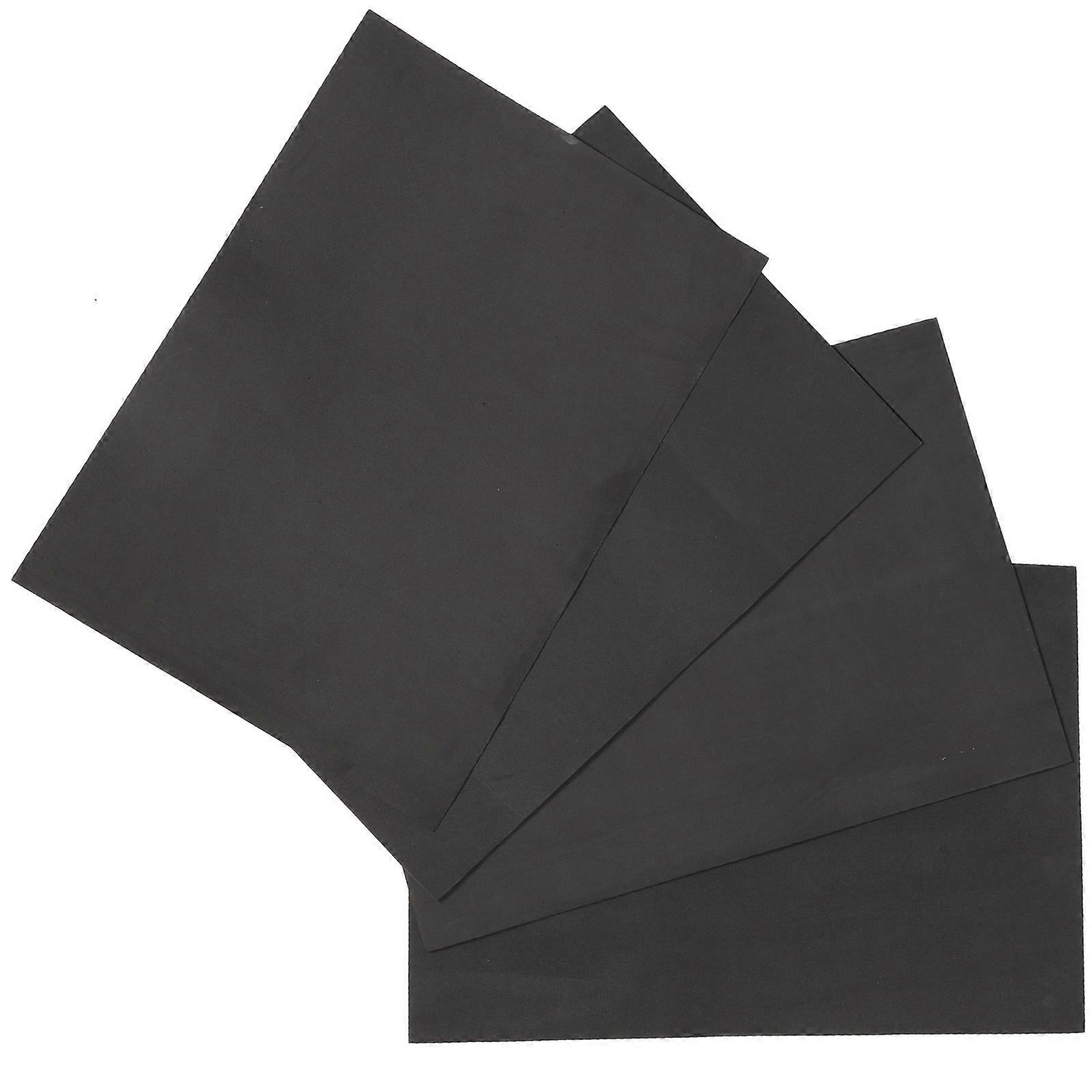 DIY Eva Foams Sheets Model Making Material for Craft 4Pcs Black Eva