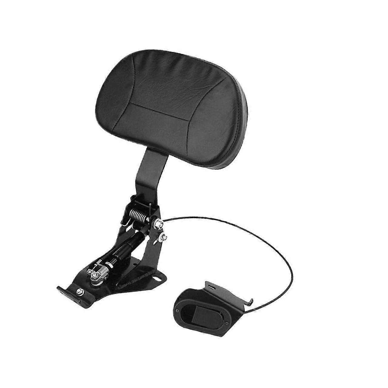 Detachable Motorcycle Passenger Backrest with Cushion for Comfortable LongDistance Touring Support