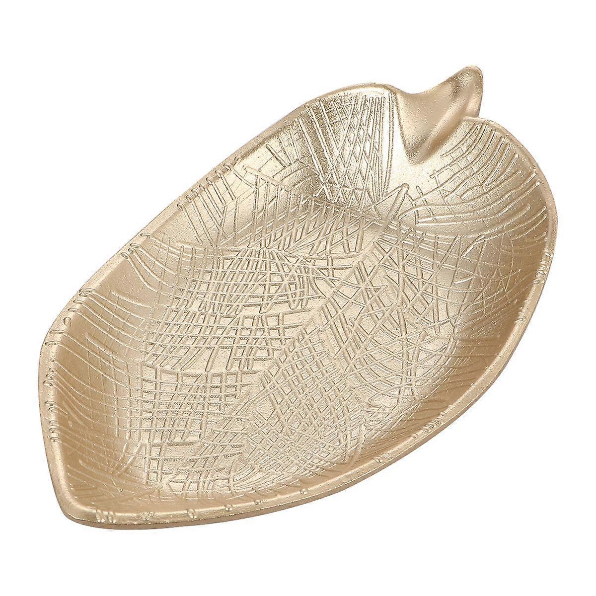 Dried Fruit Plate Wooden Leaf Snack Dish for Serving 2Pcs Tableware