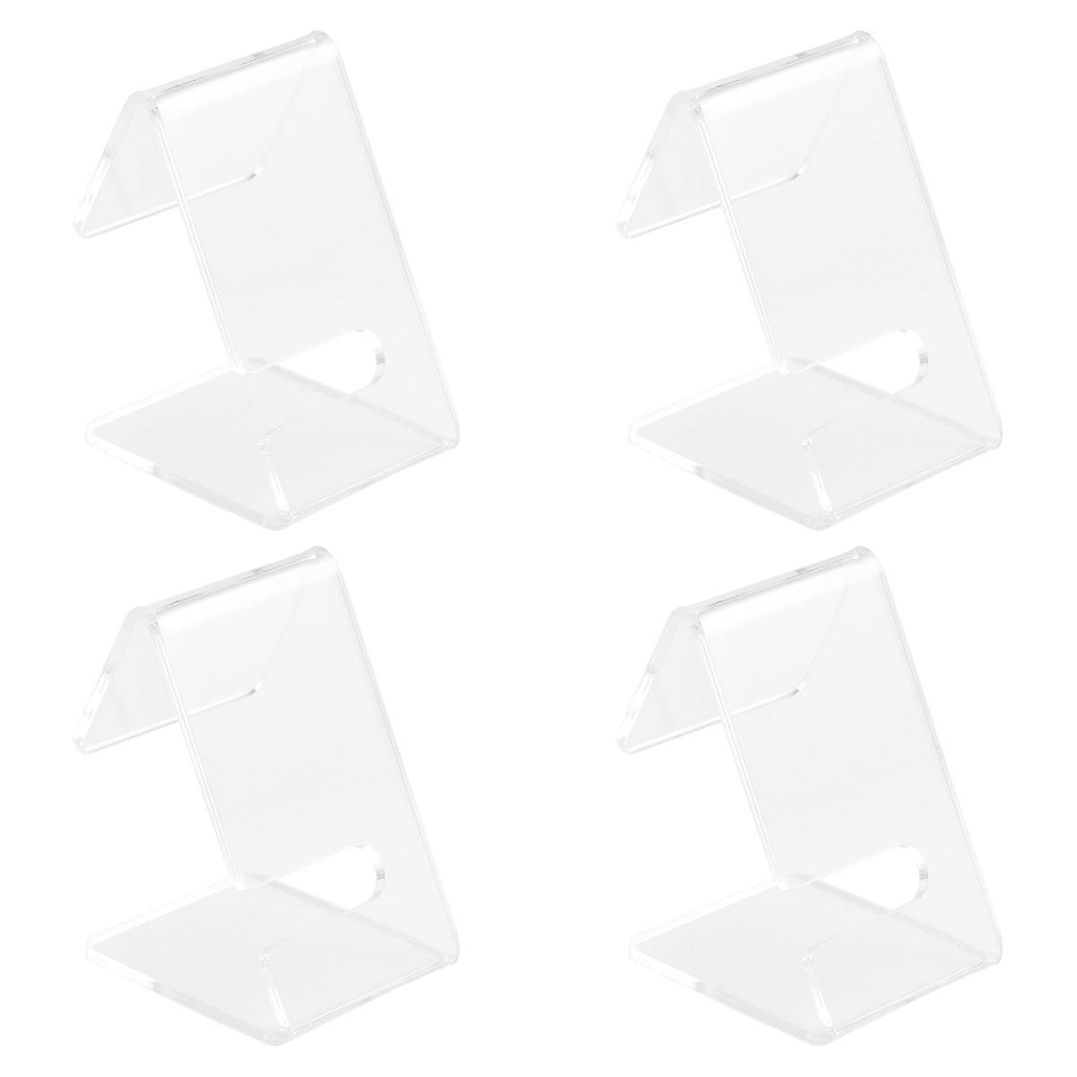 4pcs Watch Display Rack Jewelry Stand Acrylic Wrist Watch Holder