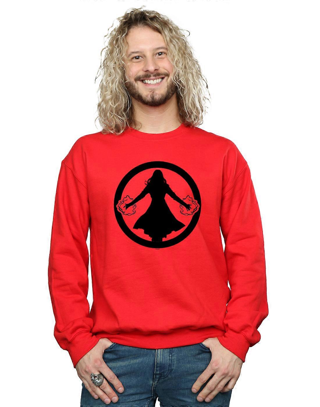 Marvel Men ' s Scarlet Witch símbolo camisola