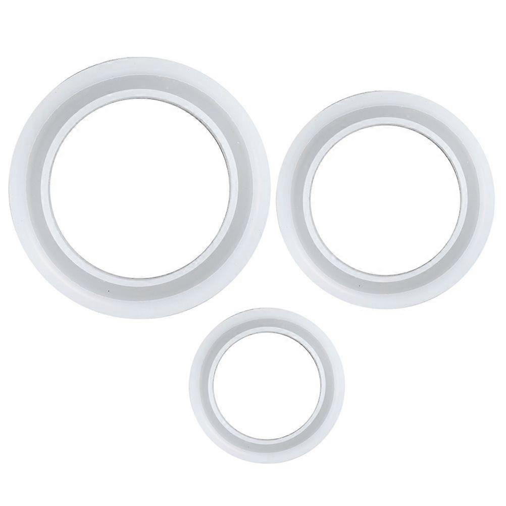 3pcs DIY Bracelets Casting Mold Crystal Epoxy Mold Silicone Bracelets Making Mold