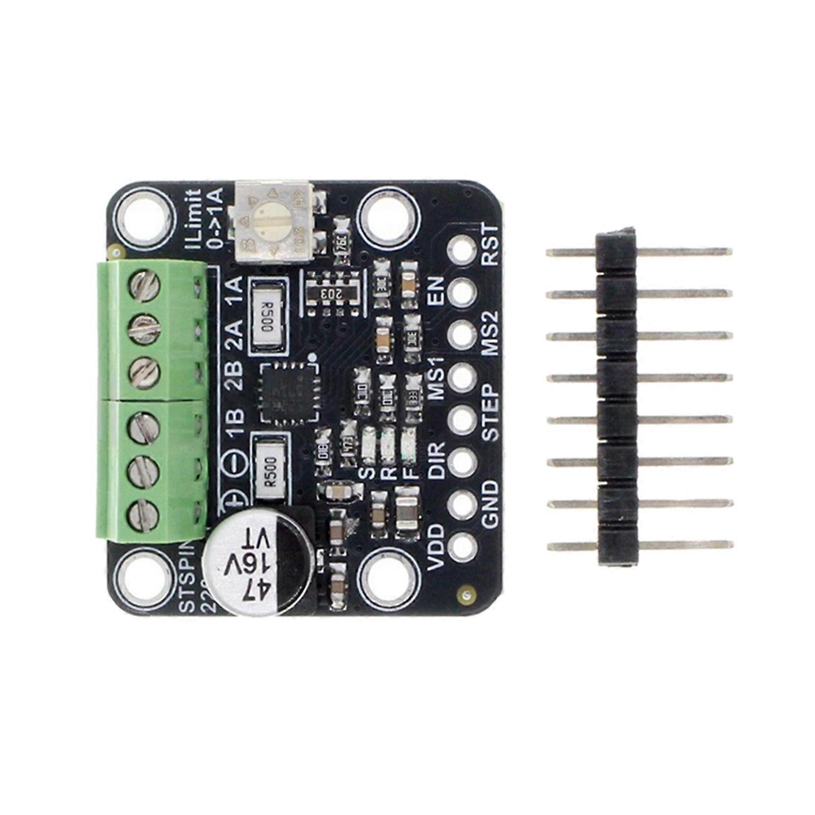 STSPIN220 Stepper Motor Driver Distribution Board Stepper Motor Driver Board Microstepping Control 1.8V-10V STEP Multicolor