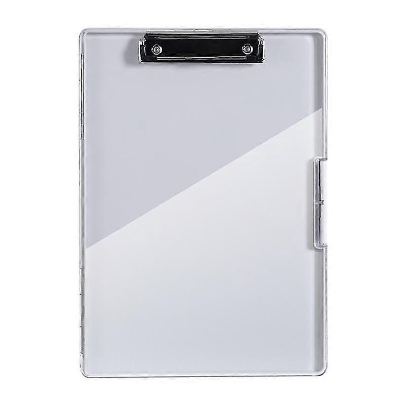 Office Clipboard Sturdy Double Layer with Side Opening Secure Clasps Holds 300+
