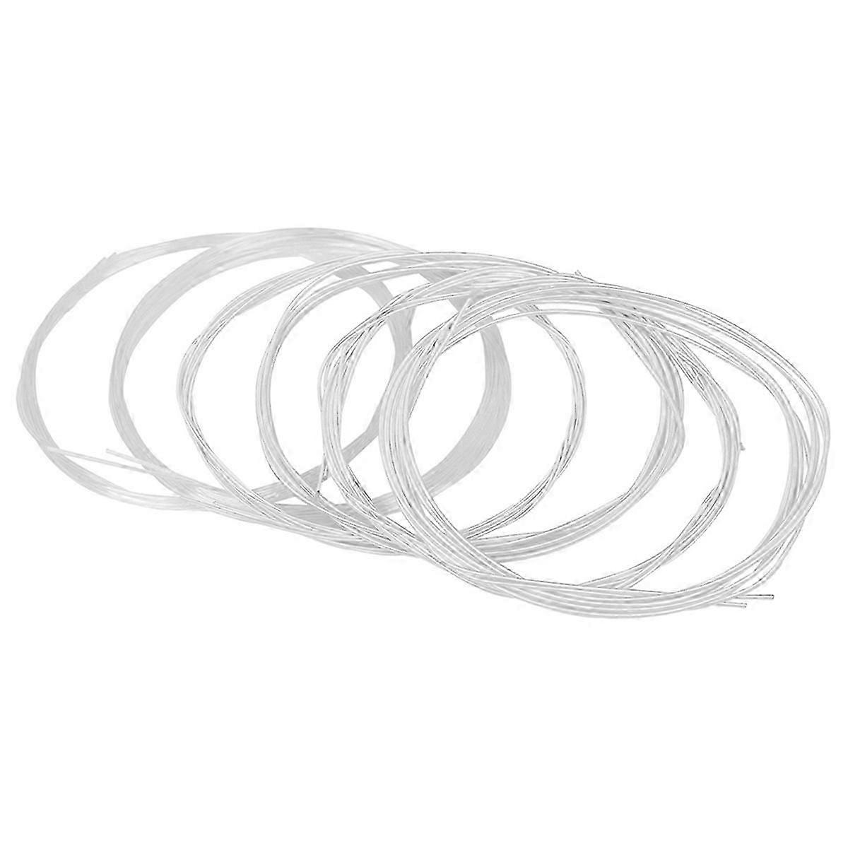 Shuffle Strings Set 11-String Silver Plated Nylon Rustproof Beginner Practice Strings Instrument Acc