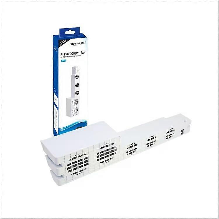 Cooling Fan for PS4 Pro with 5 Turbo Fans, Smart Temperature Control, USB Powered