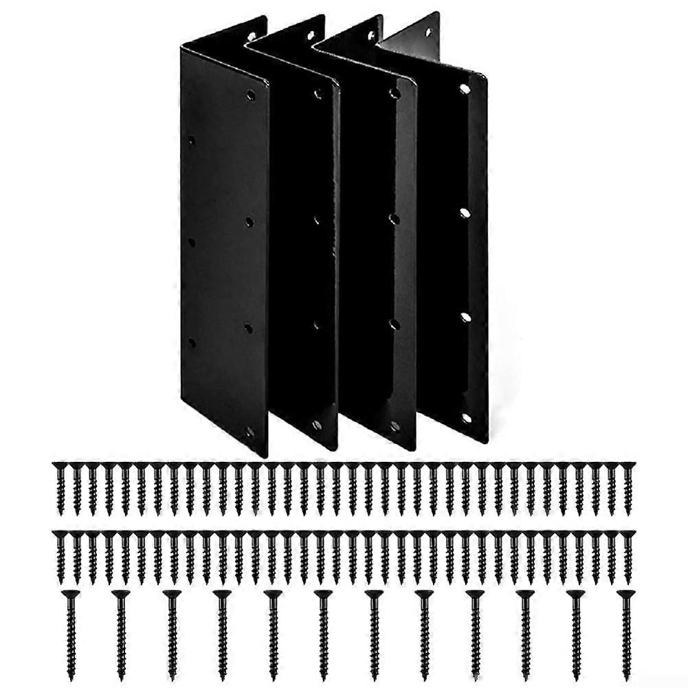 Raised Garden Bed Corner Brackets 4 Pack, Rust Resistant Heavy Duty Metal for Easy Installation