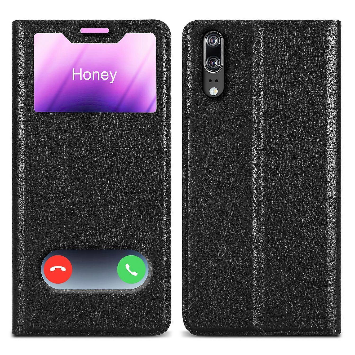 Funda Huawei P20 - con 2 ventanas de visualización