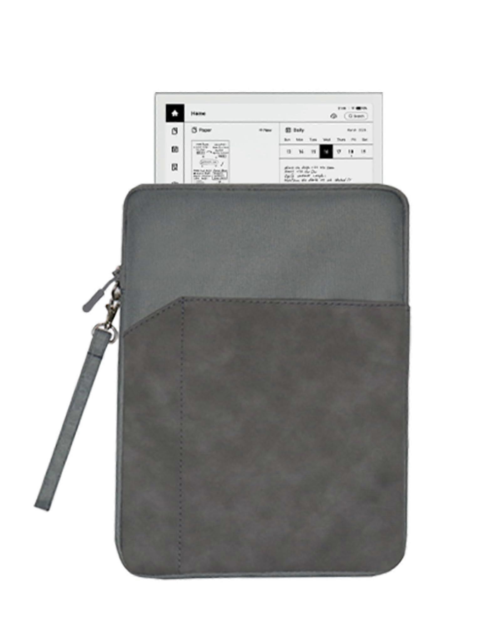 Tablet Sleeve for AiPaper Mini 8.2 Inch E Ink Tablet, WaterResistant Shockproof Case with Pocket, Dark Gray